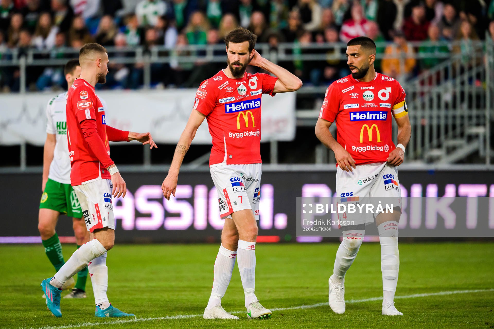 Degerfors Christos Gravius, Sebastian Ohlsson och Sean