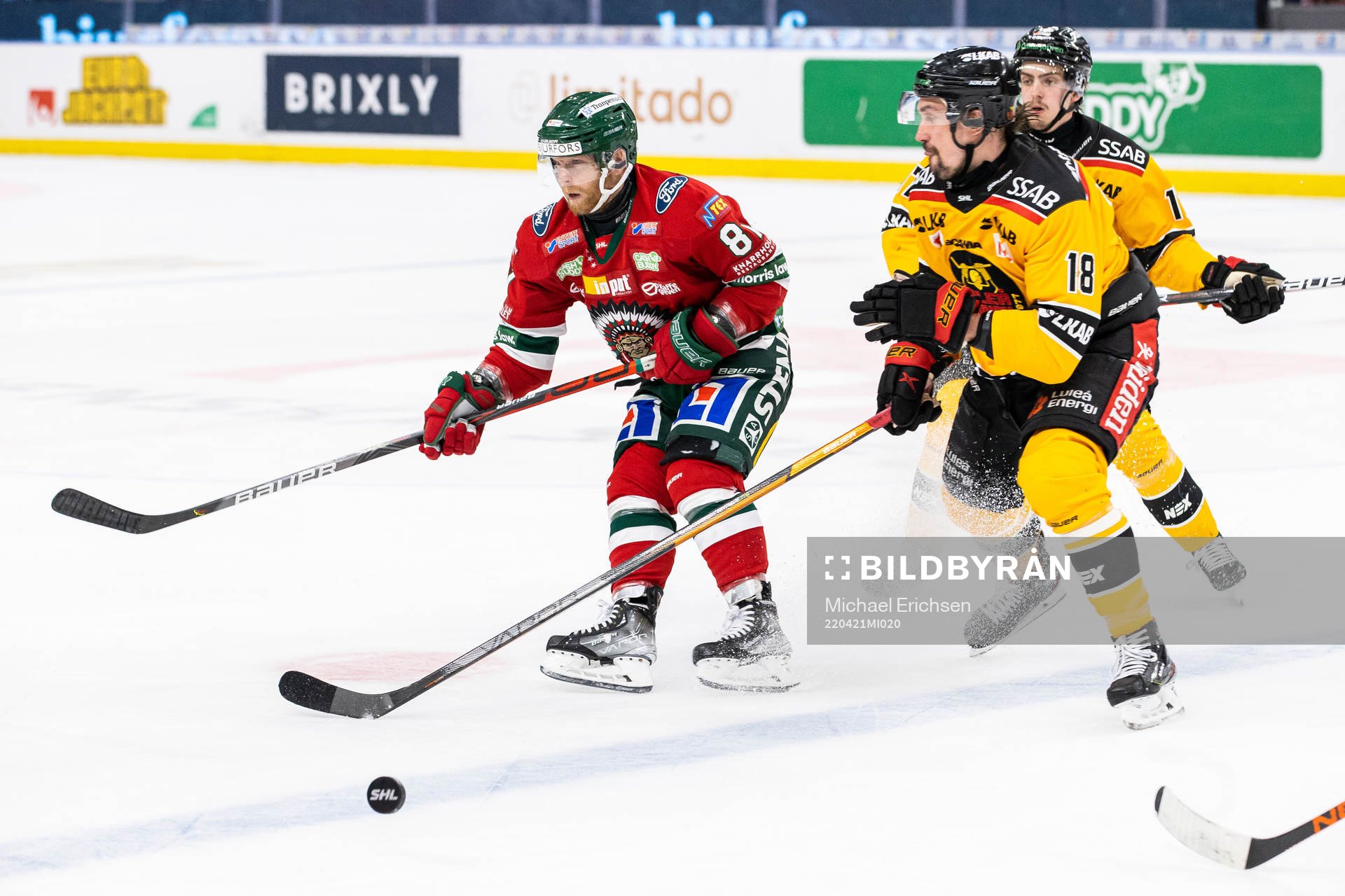 Frölundas Ryan Lasch och Luleås Sami Lepistö