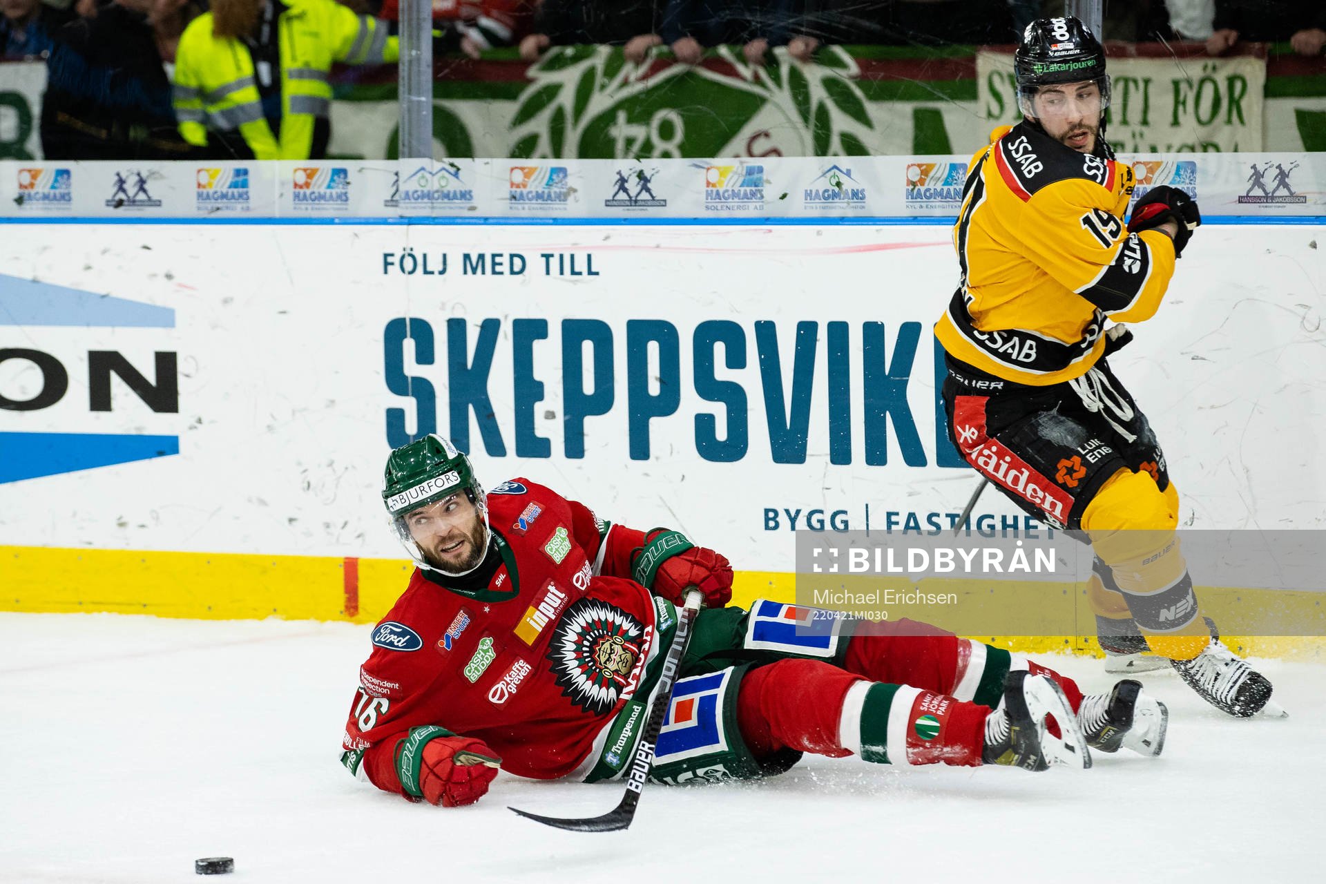 Frölundas Stefan Elliot och Luleås Konstantin Komarek
