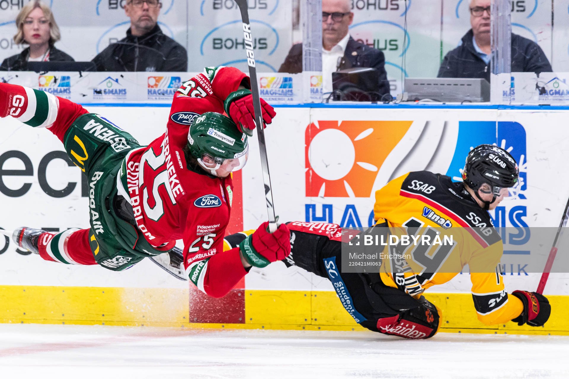 Frölundas Elmer Söderblom och Luleås Jonas Berglund