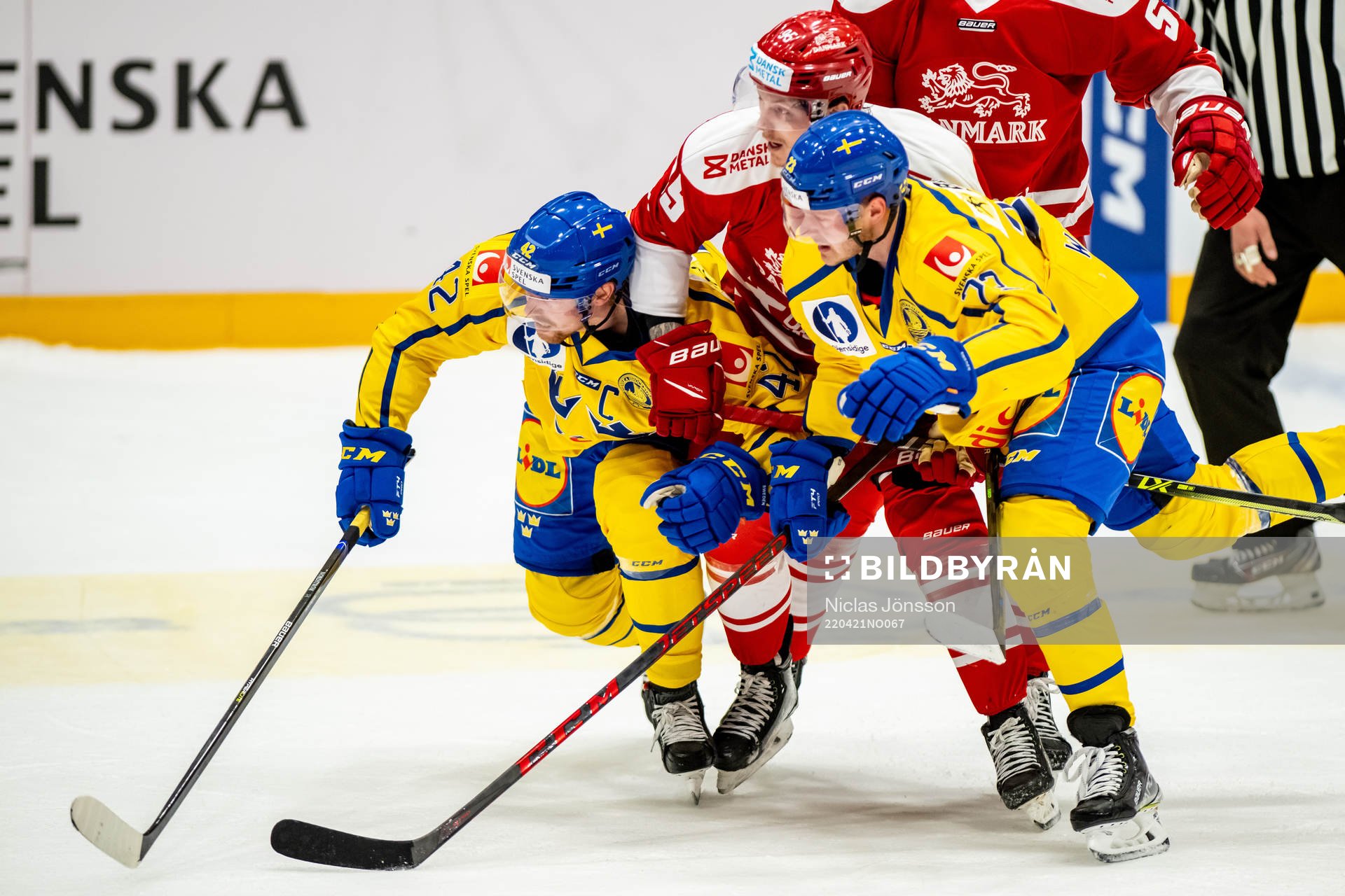 Joakim Nordström, Lucas Wallmark of Sweden   and Nick