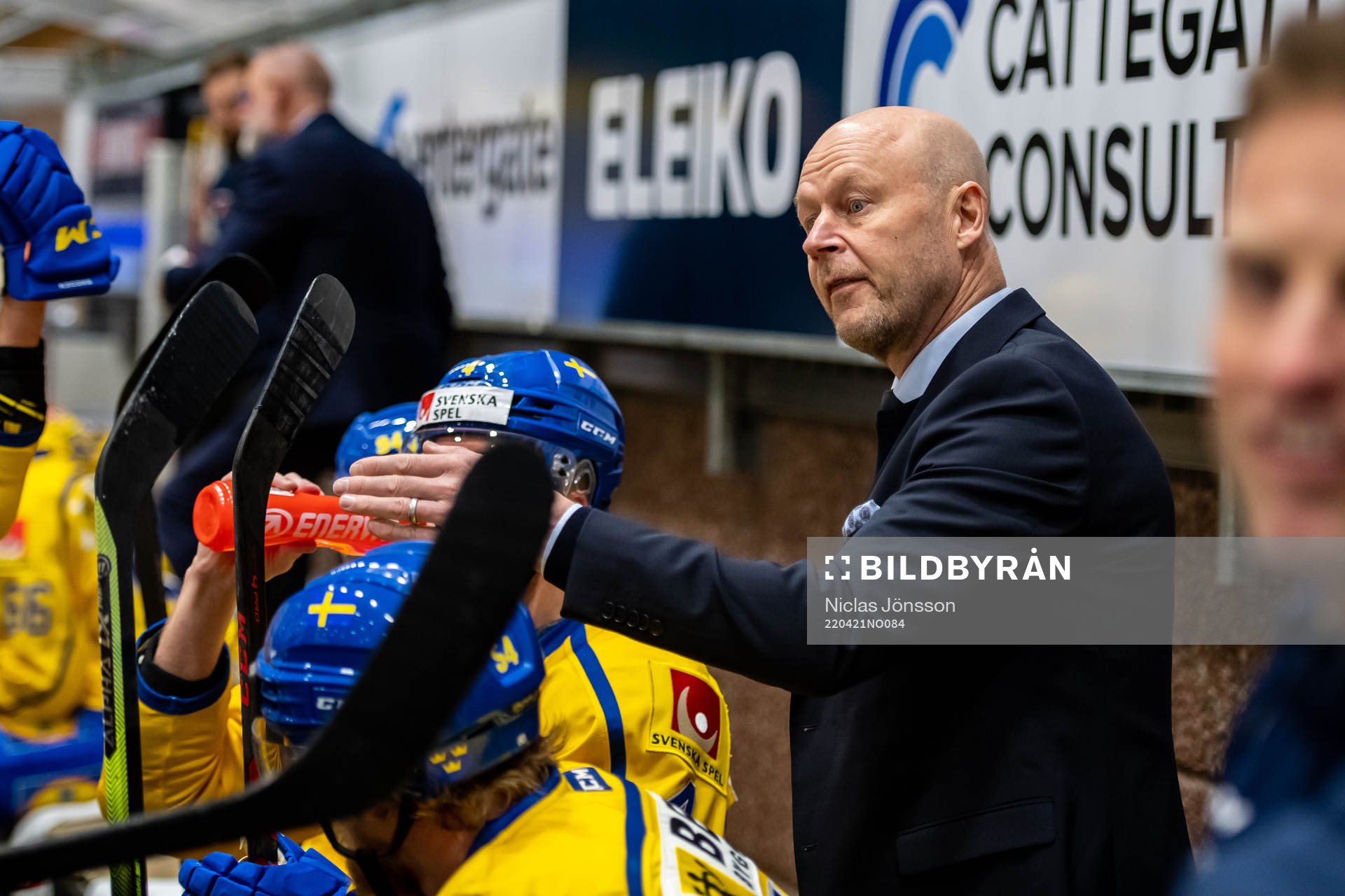 Assistant Coach Markus Åkerblom of Sweden