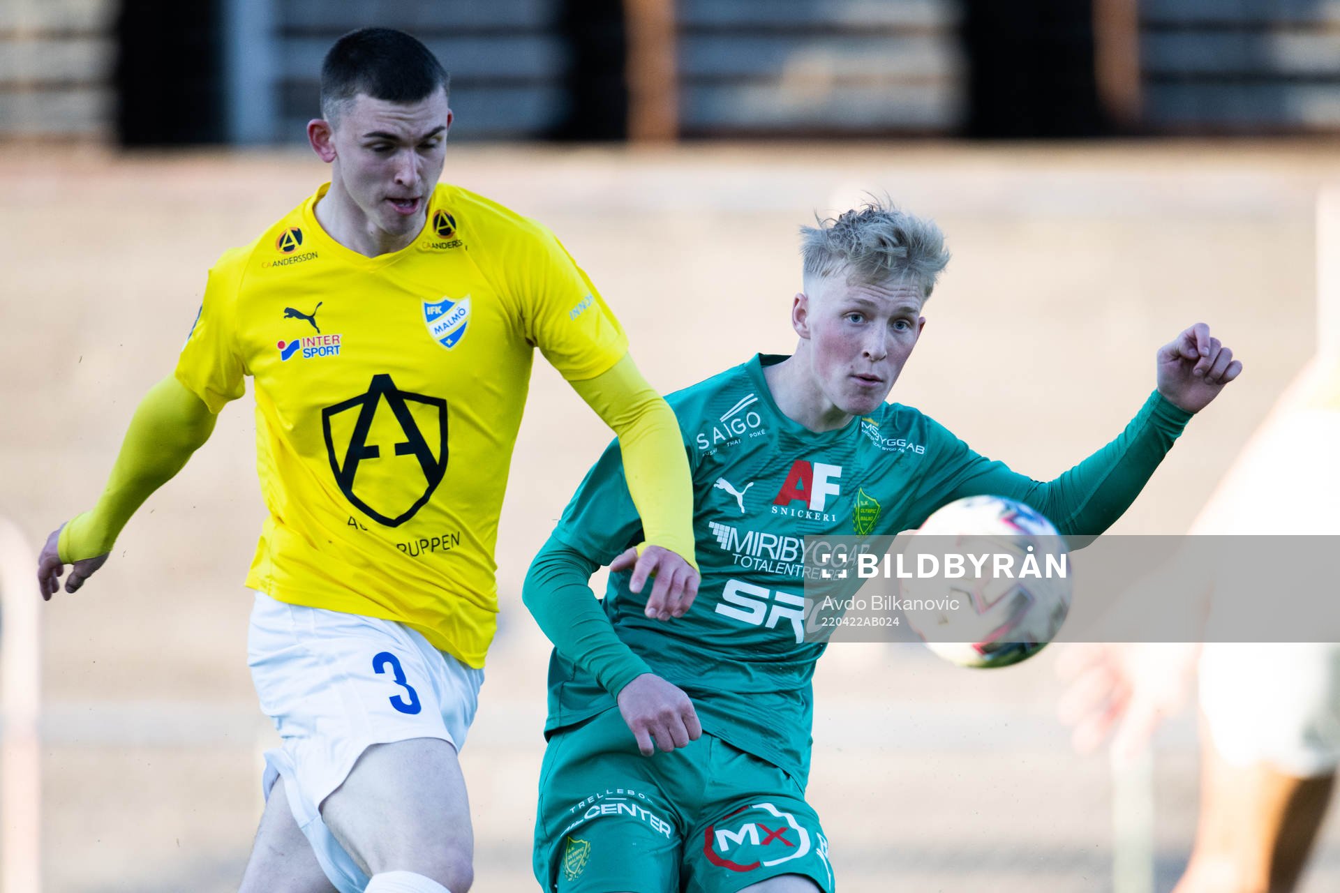 IFK Malmös Elliot Lindquist Nilsson och Olympics Melker