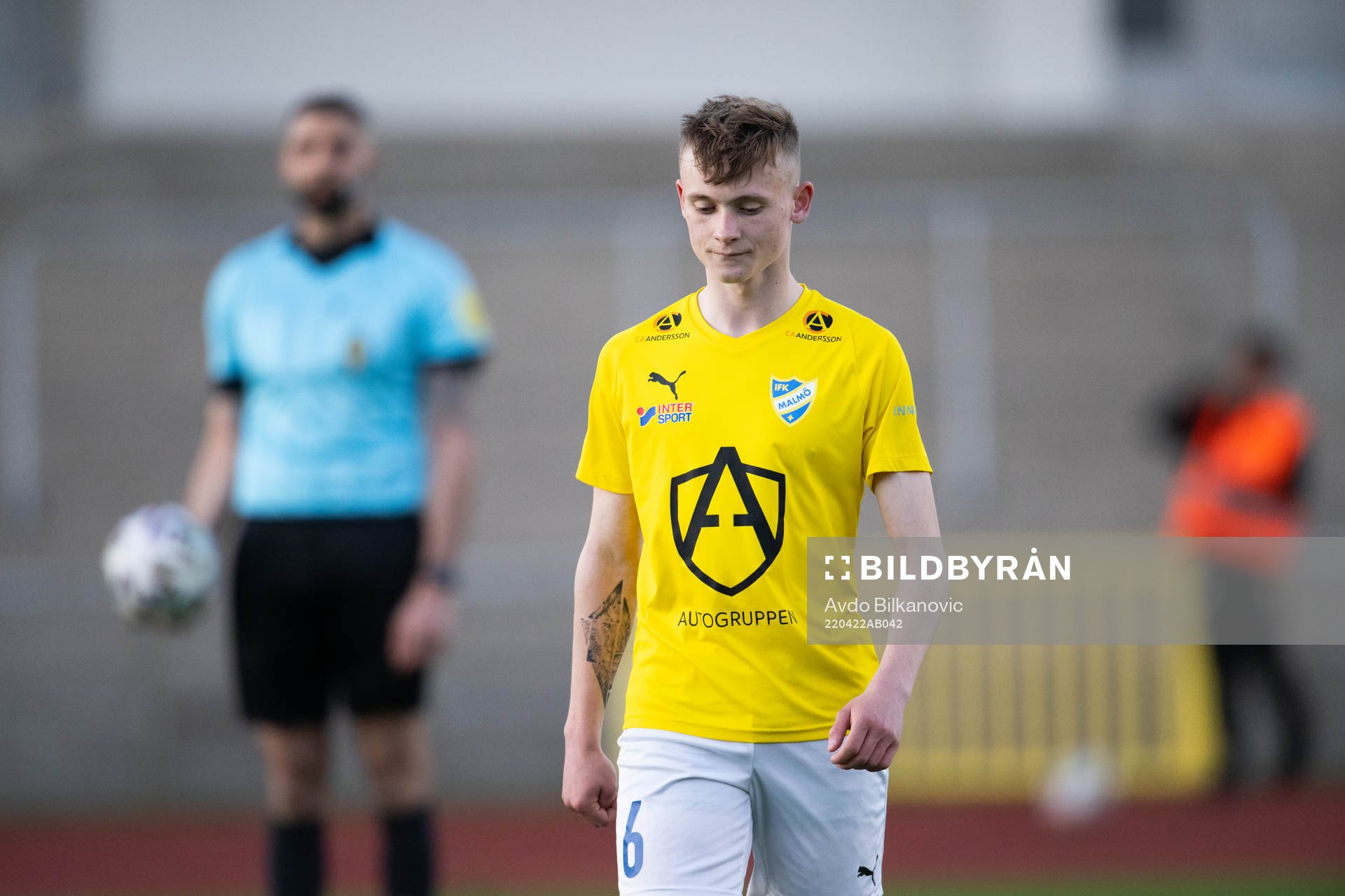 IFK Malmös Victor Isgren deppar