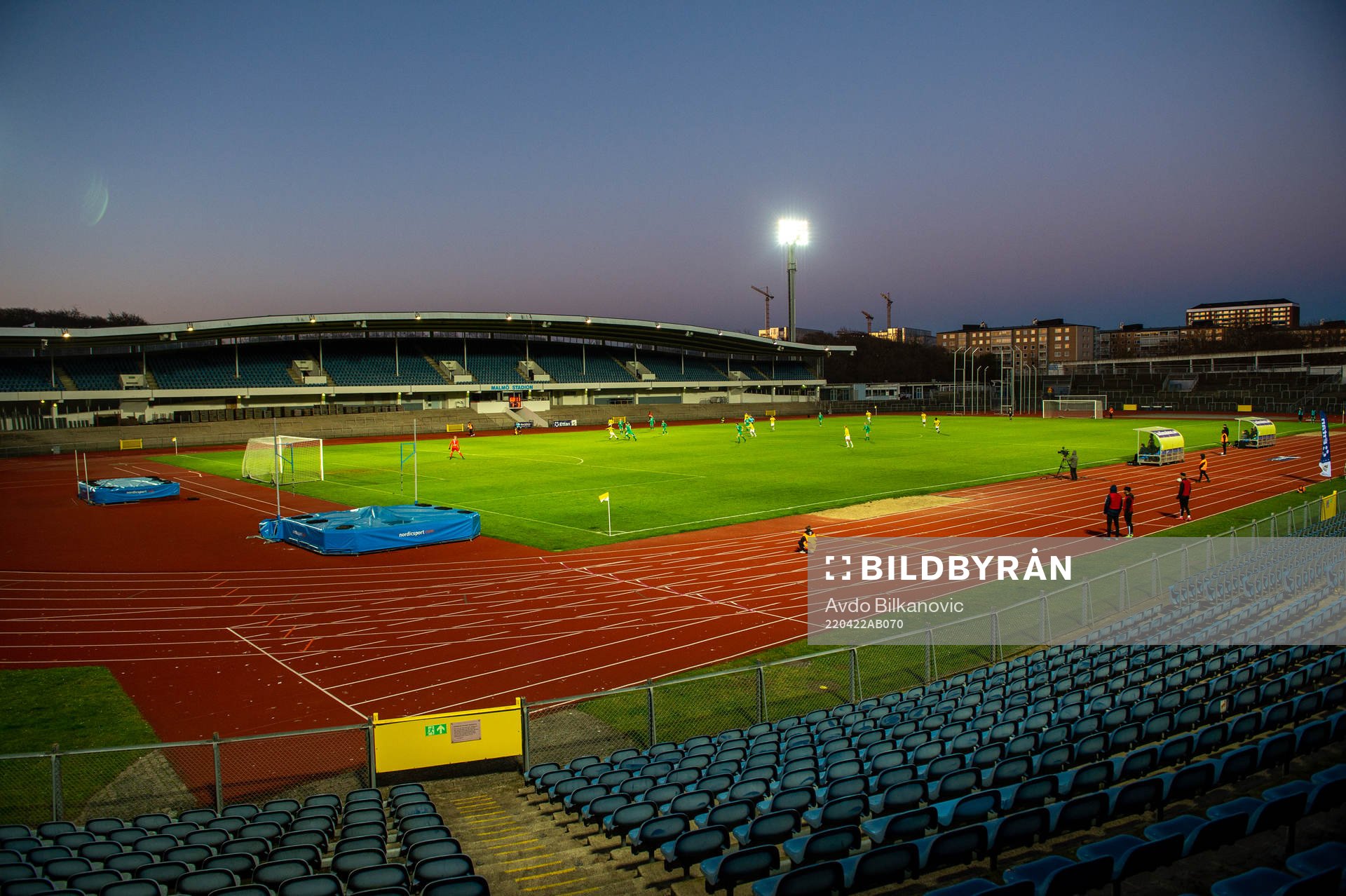 Malmö Stadion interiör