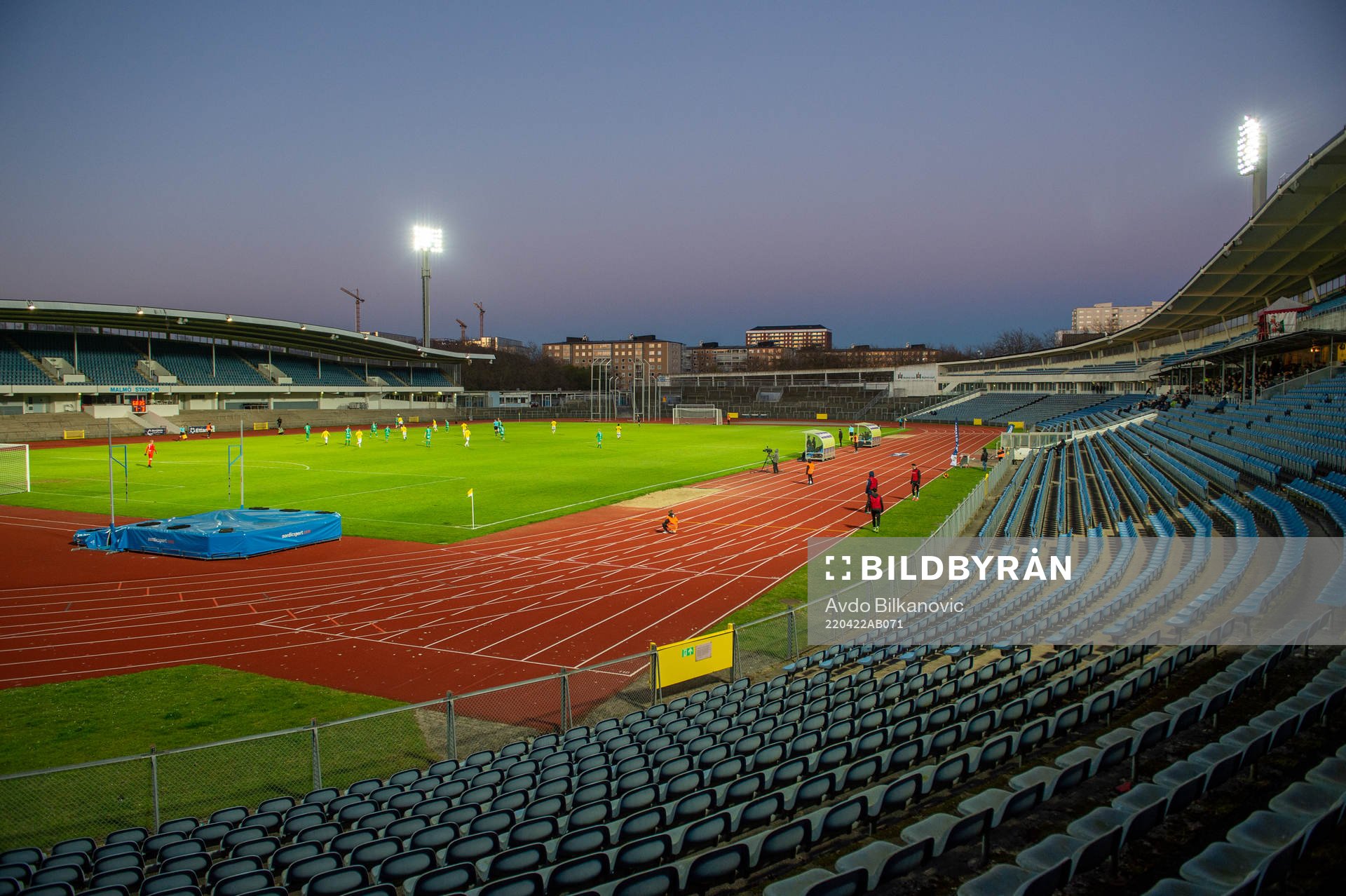 Malmö Stadion interiör