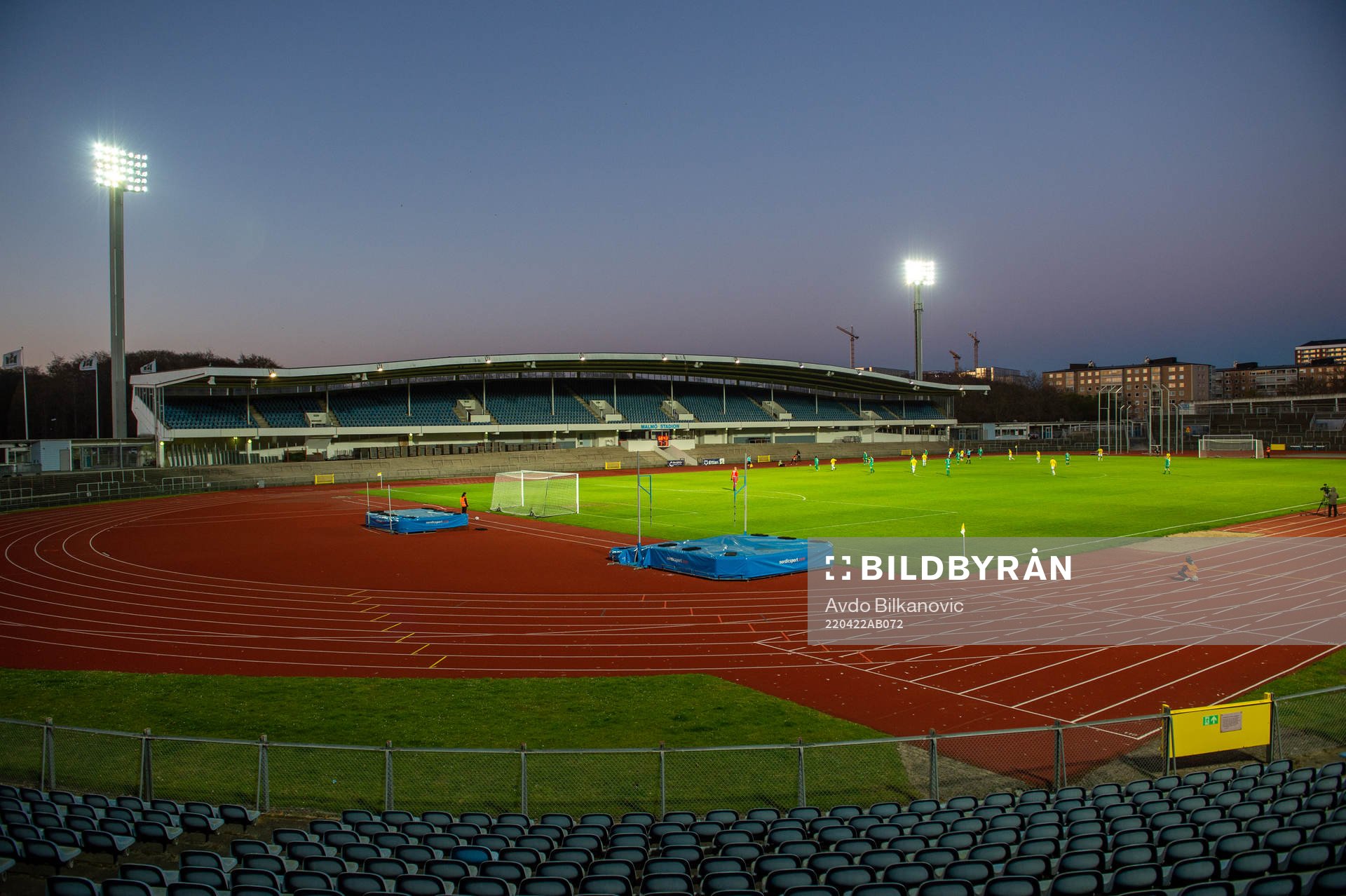 Malmö Stadion interiör