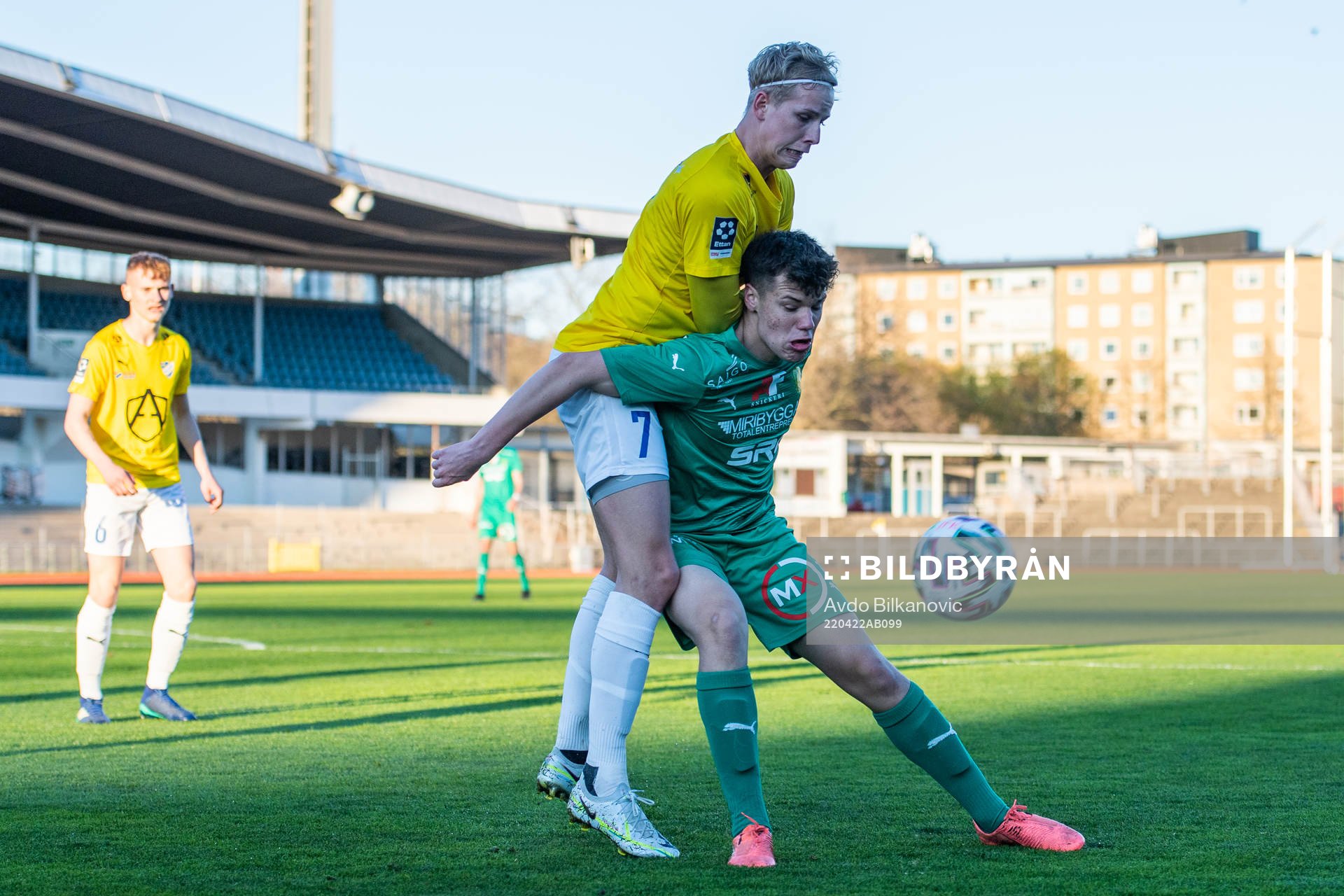 IFK Malmös Jakob Andersson och Olympics Hugo Bohlin