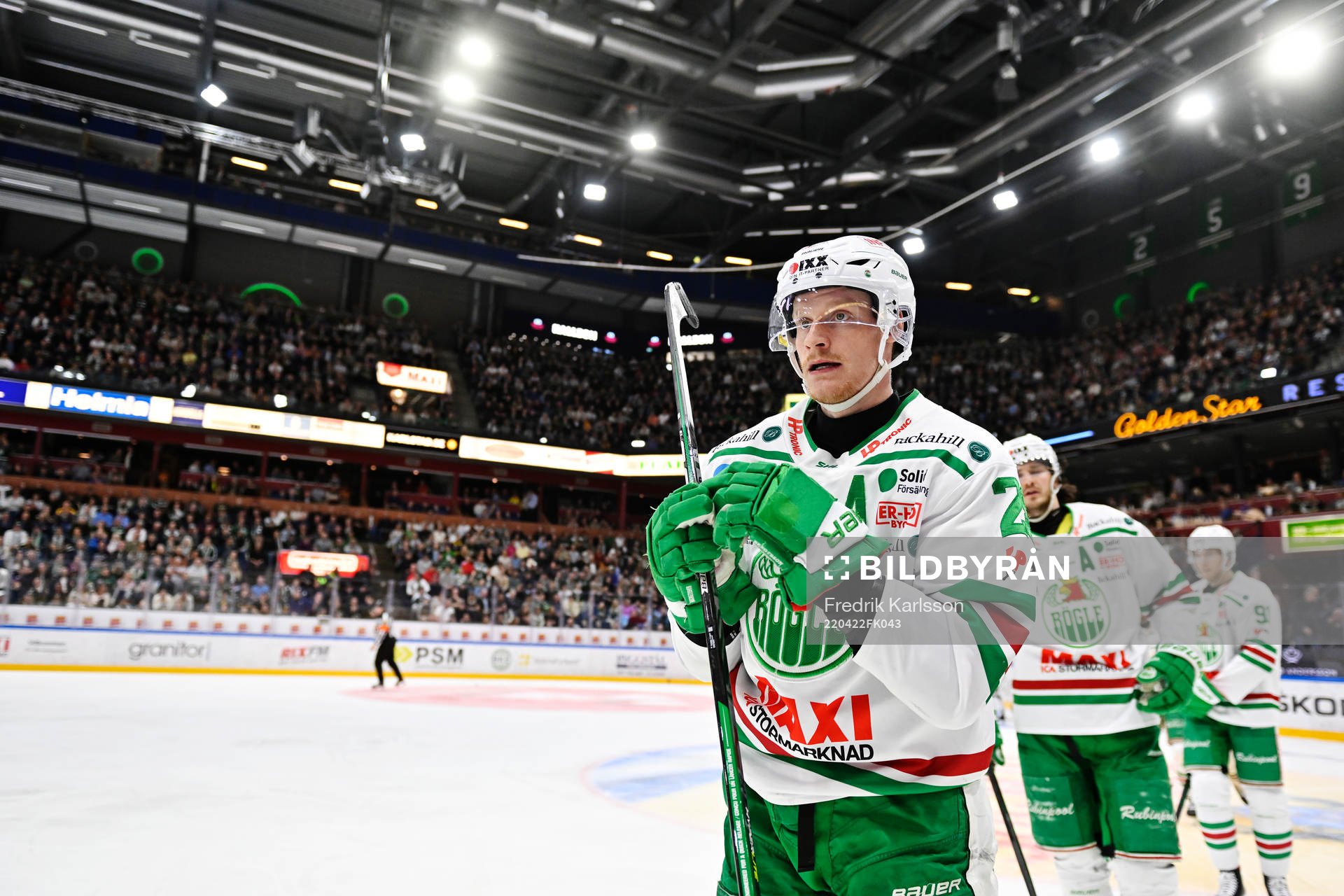 Rögles Anton Bengtsson jublar