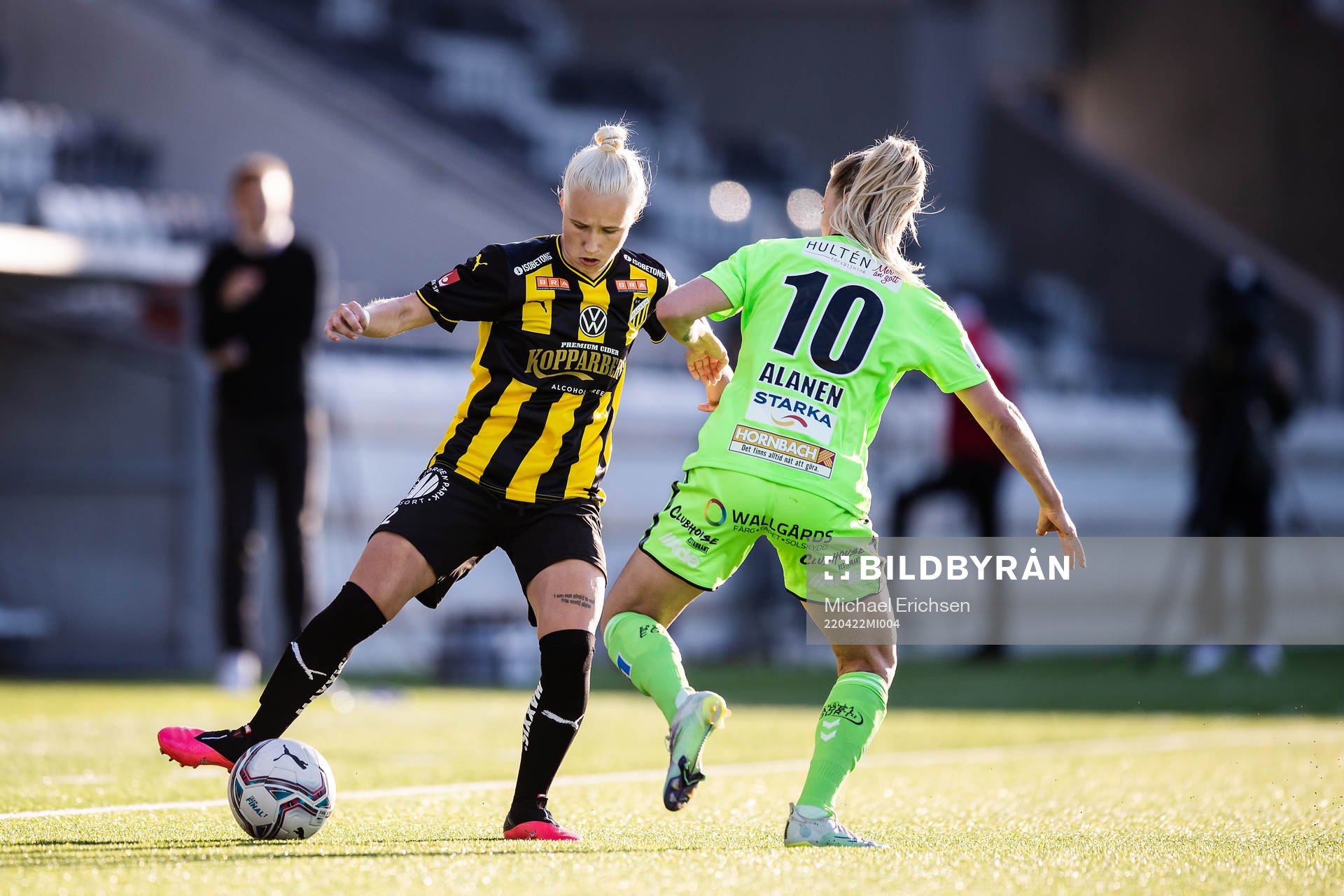 Häckens Marika Bergman Lundin och Kristianstads Emmi Alanen