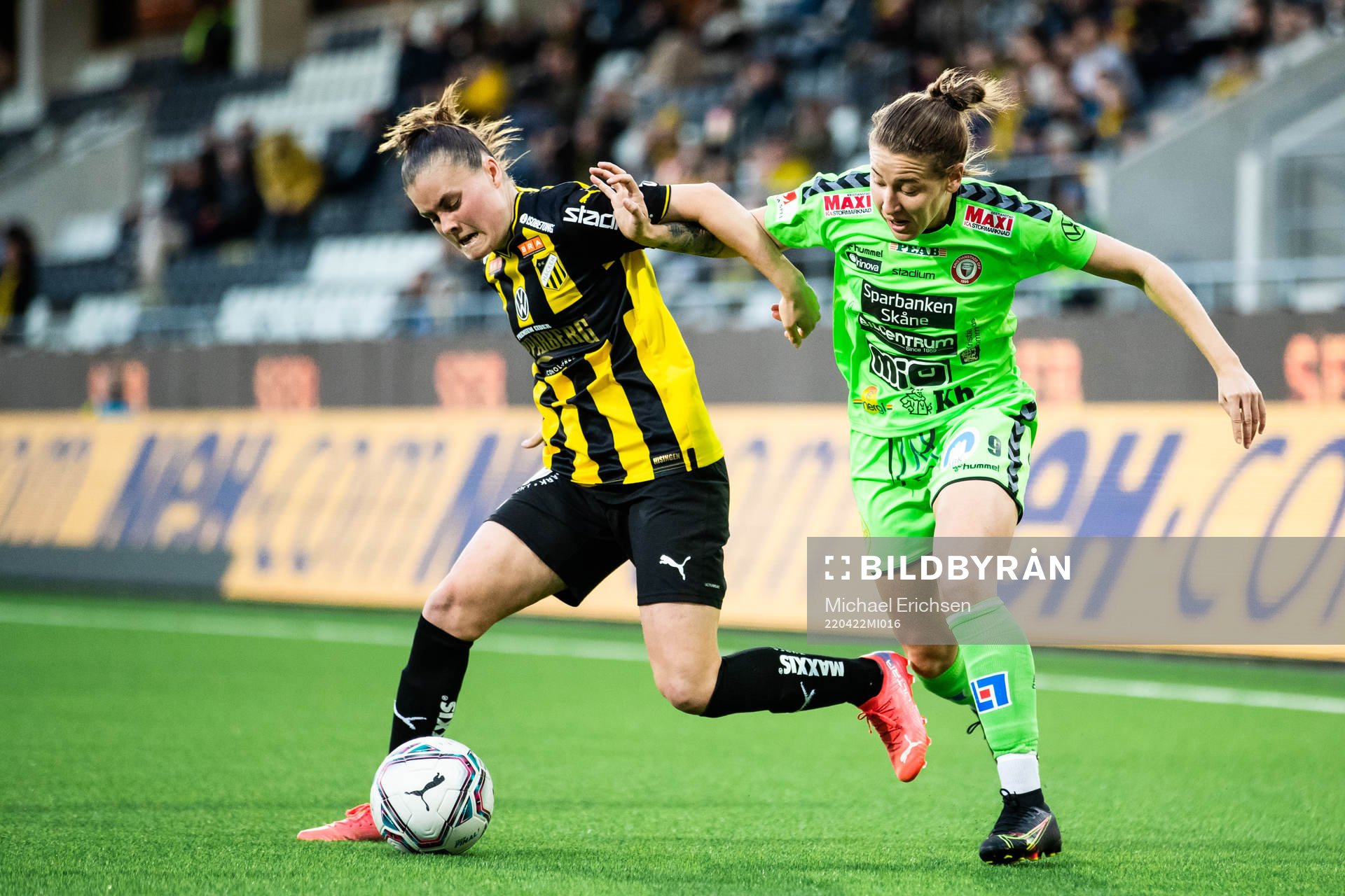 Häckens Hanna Wijk och Kristianstads Tabitha Tindell