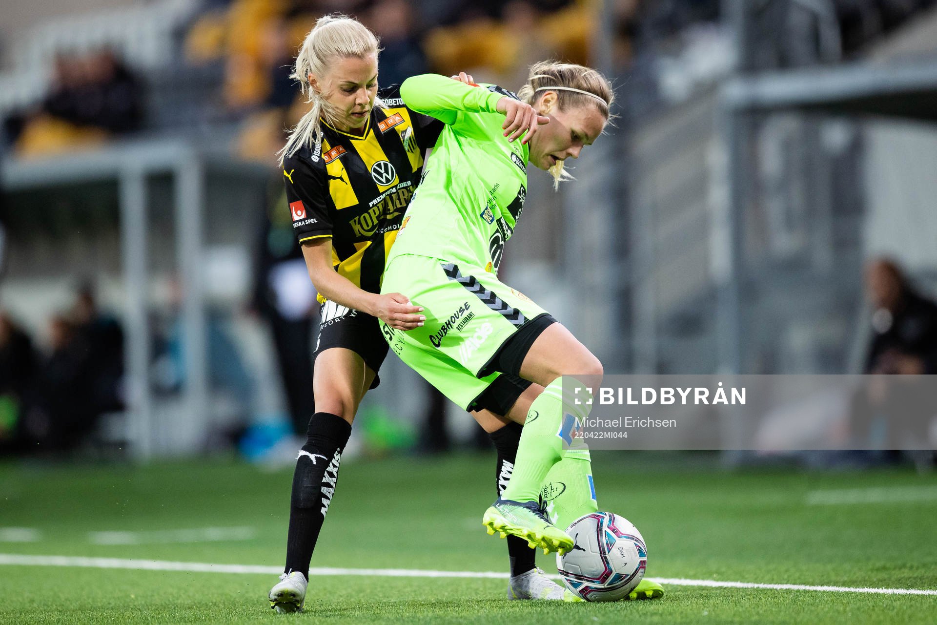 Häckens Lotta Öqvist och Kristianstads Maja Bodin