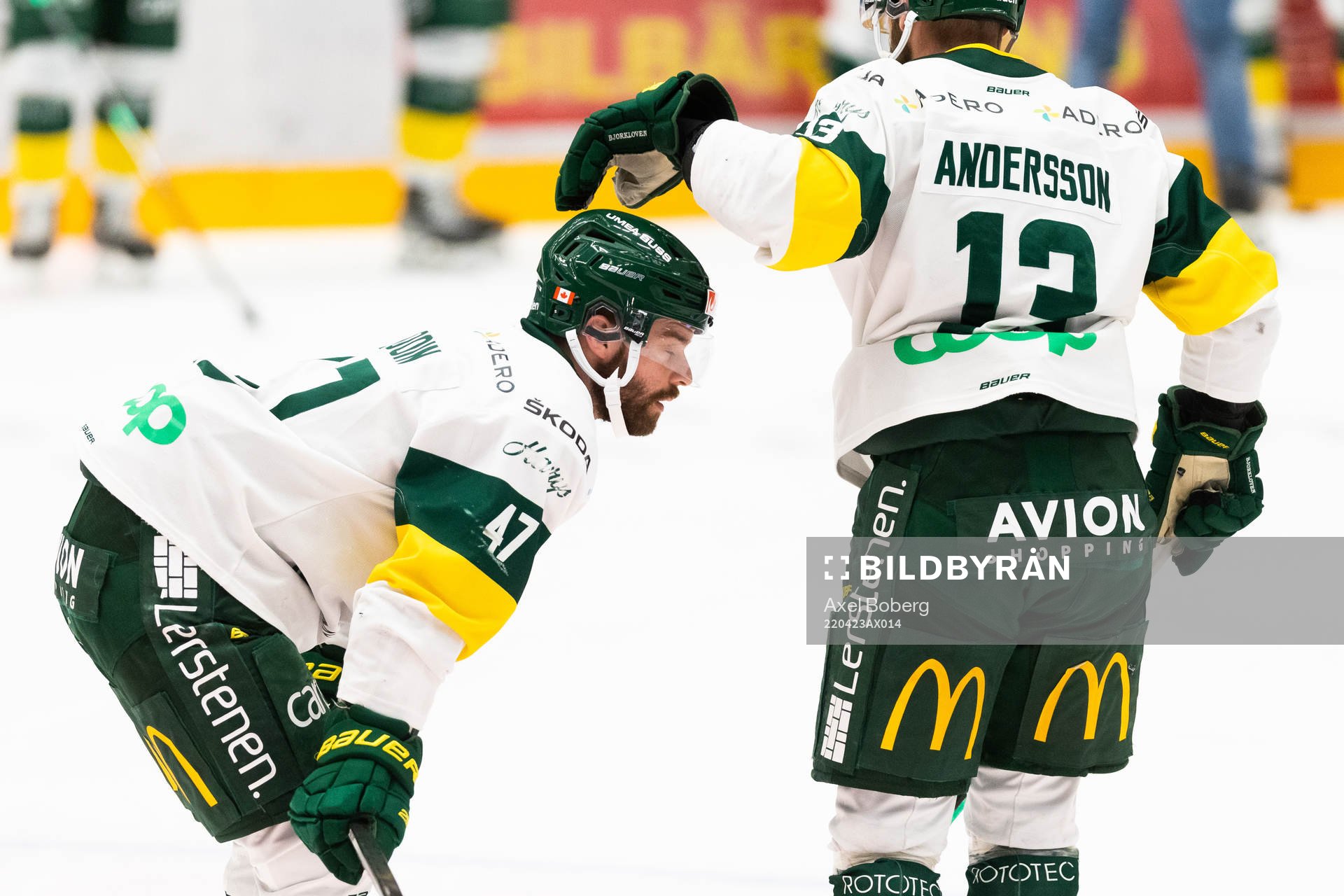Björklövens Charles David Beaudoin och Fredric Andersson