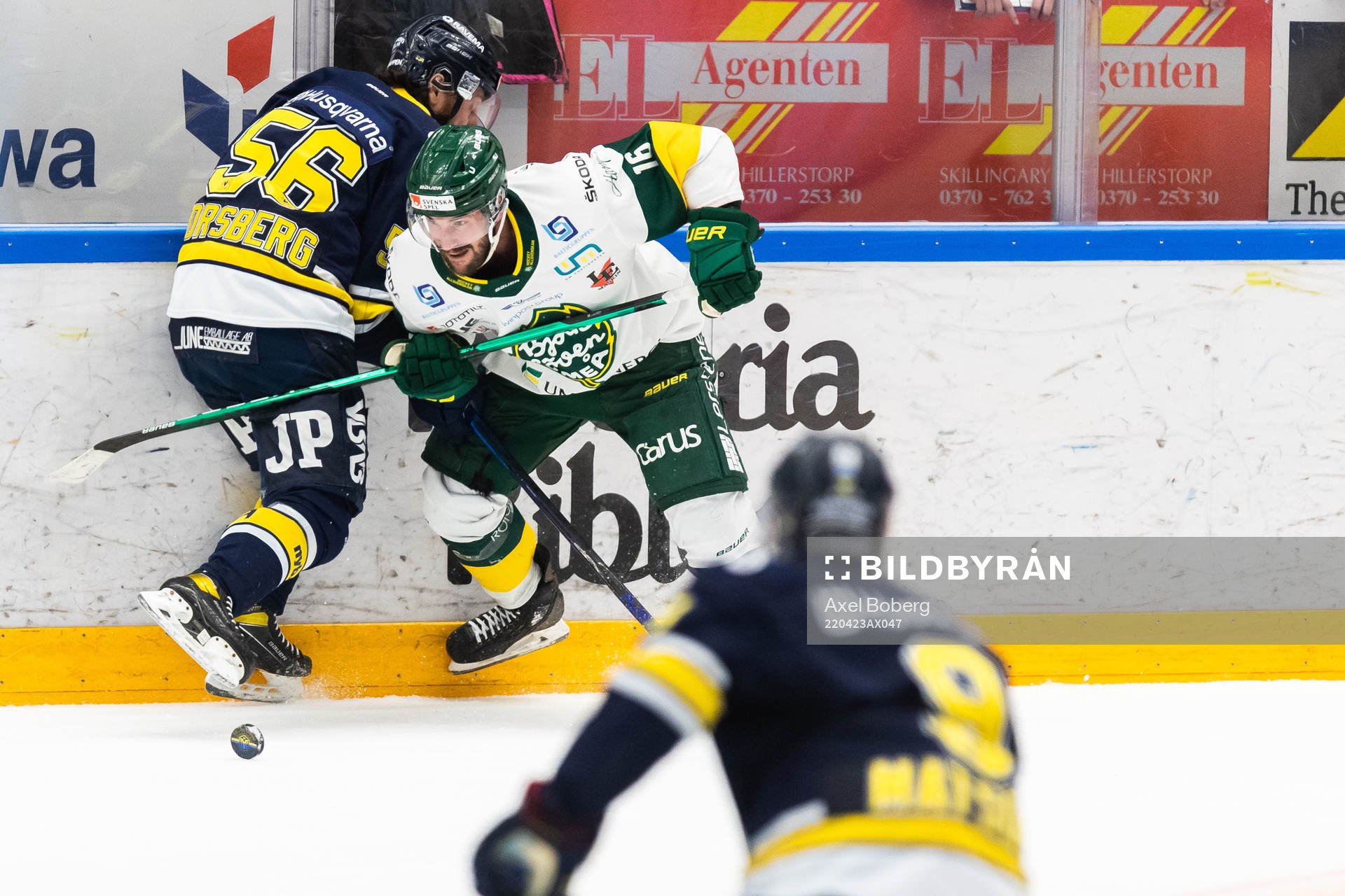s Fredrik Forsberg och Björklövens Félix Girard