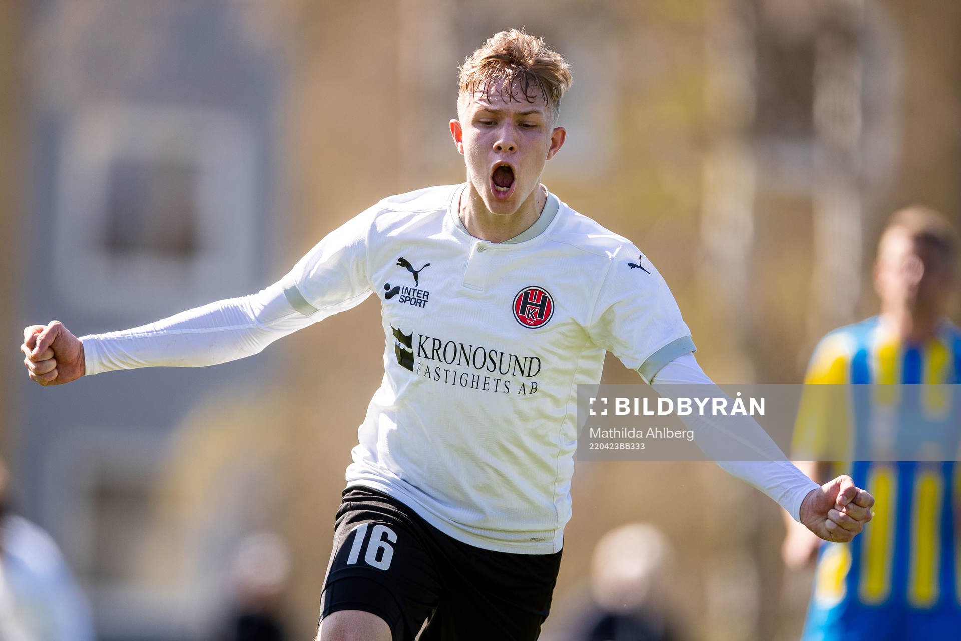 Hittarps Tim Amilon Persson jublar