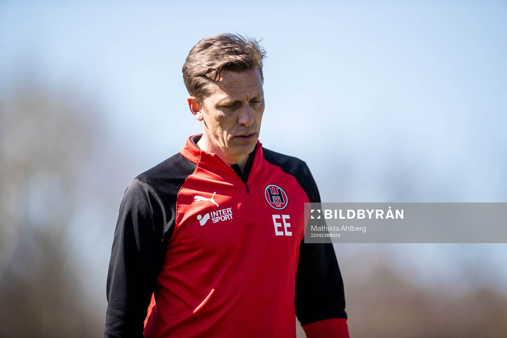 Hittarps tränare Erik Edman deppar
