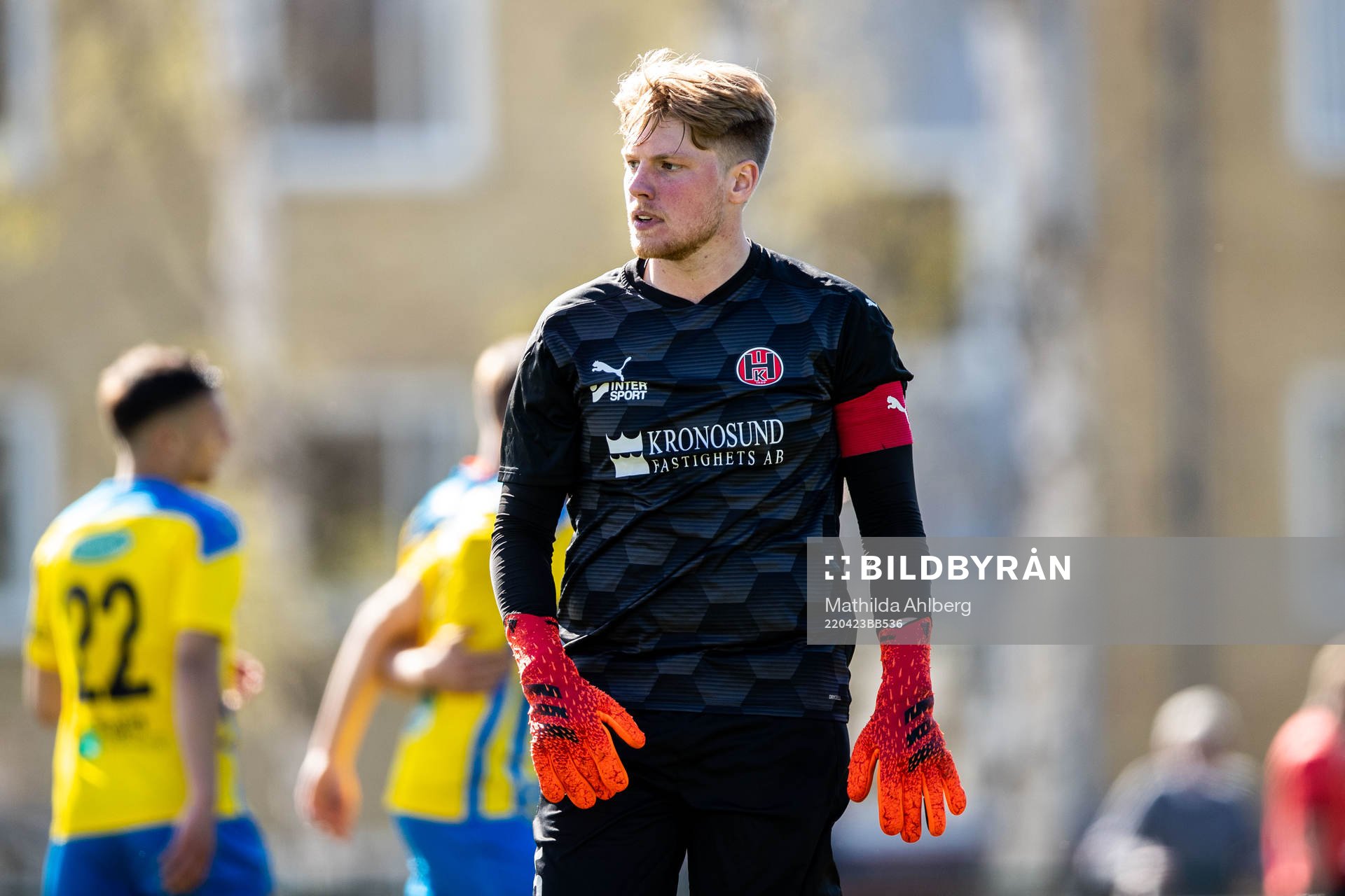 Hittarps målvakt Andreas Alexandersson deppar