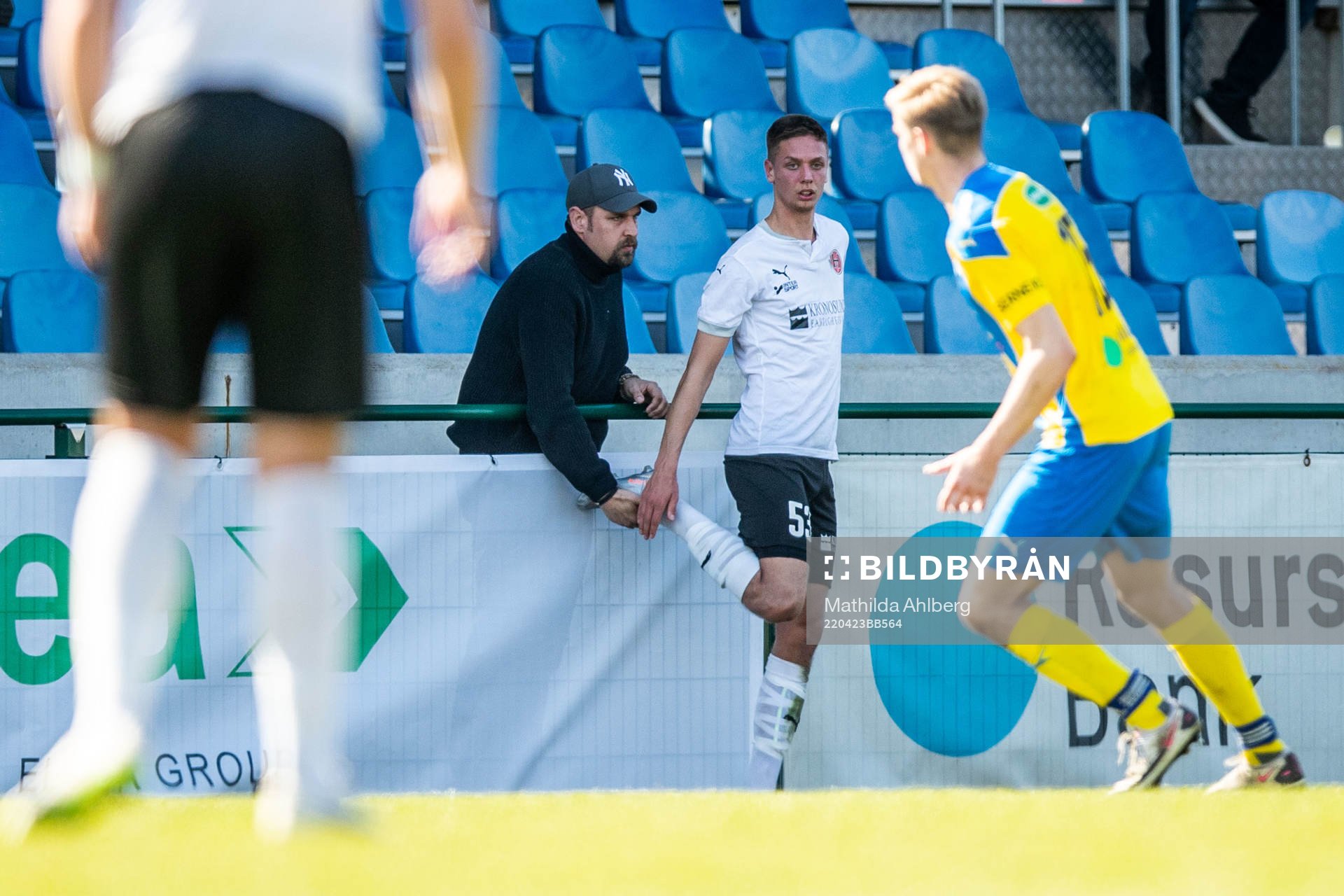 Hittarps Cim Nilsson har ont