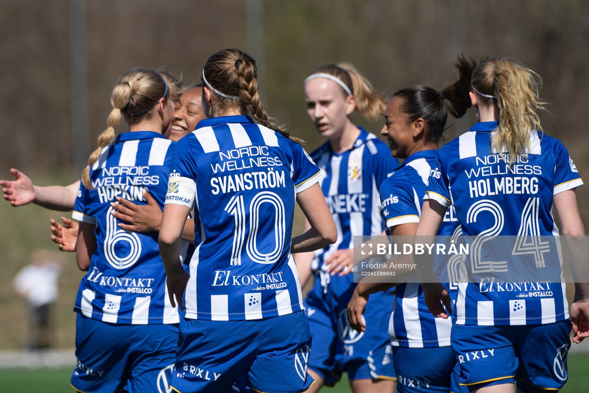 IFK Göteborgs spelare jublar