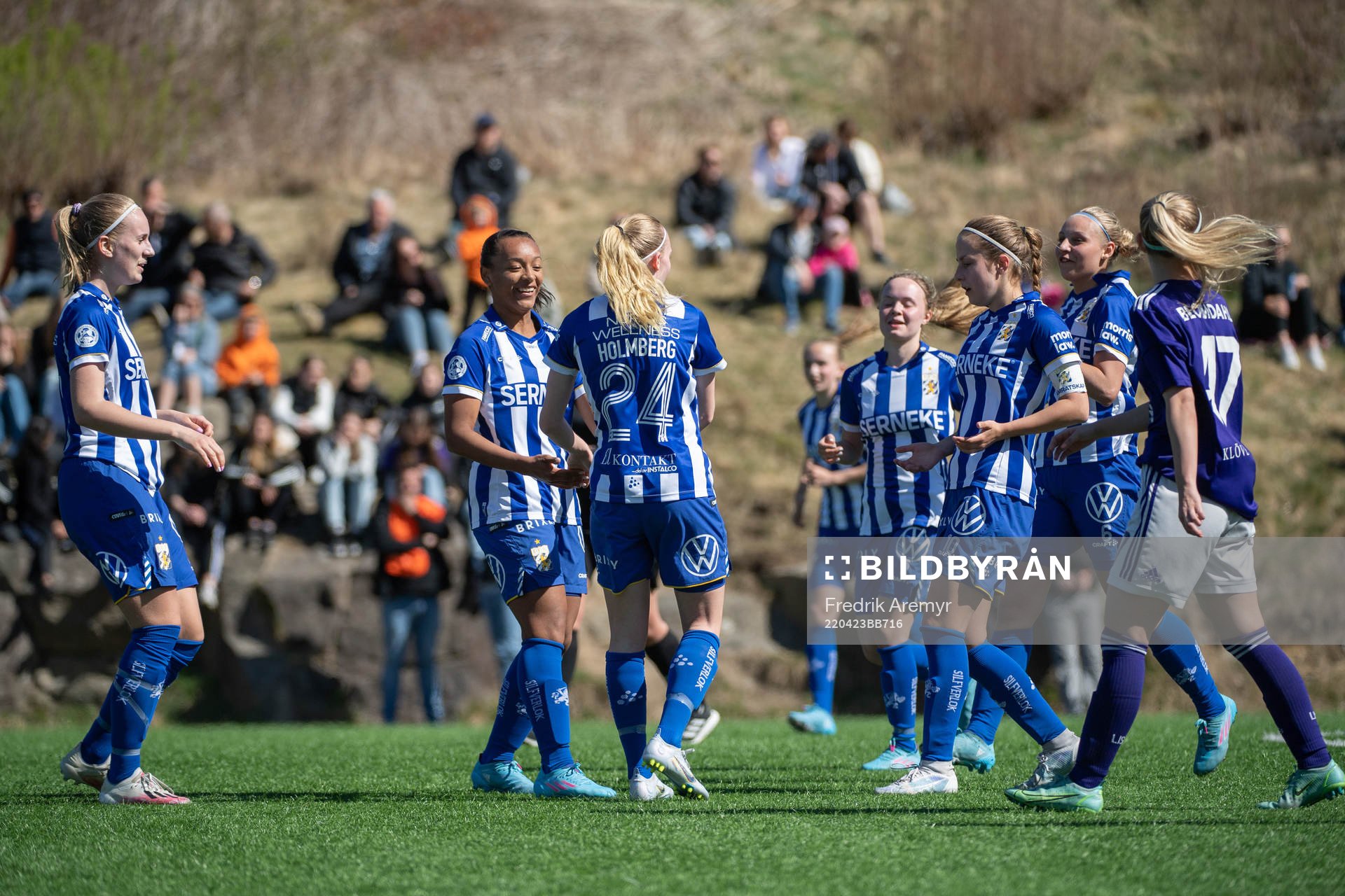 IFK Göteborgs lag jublar
