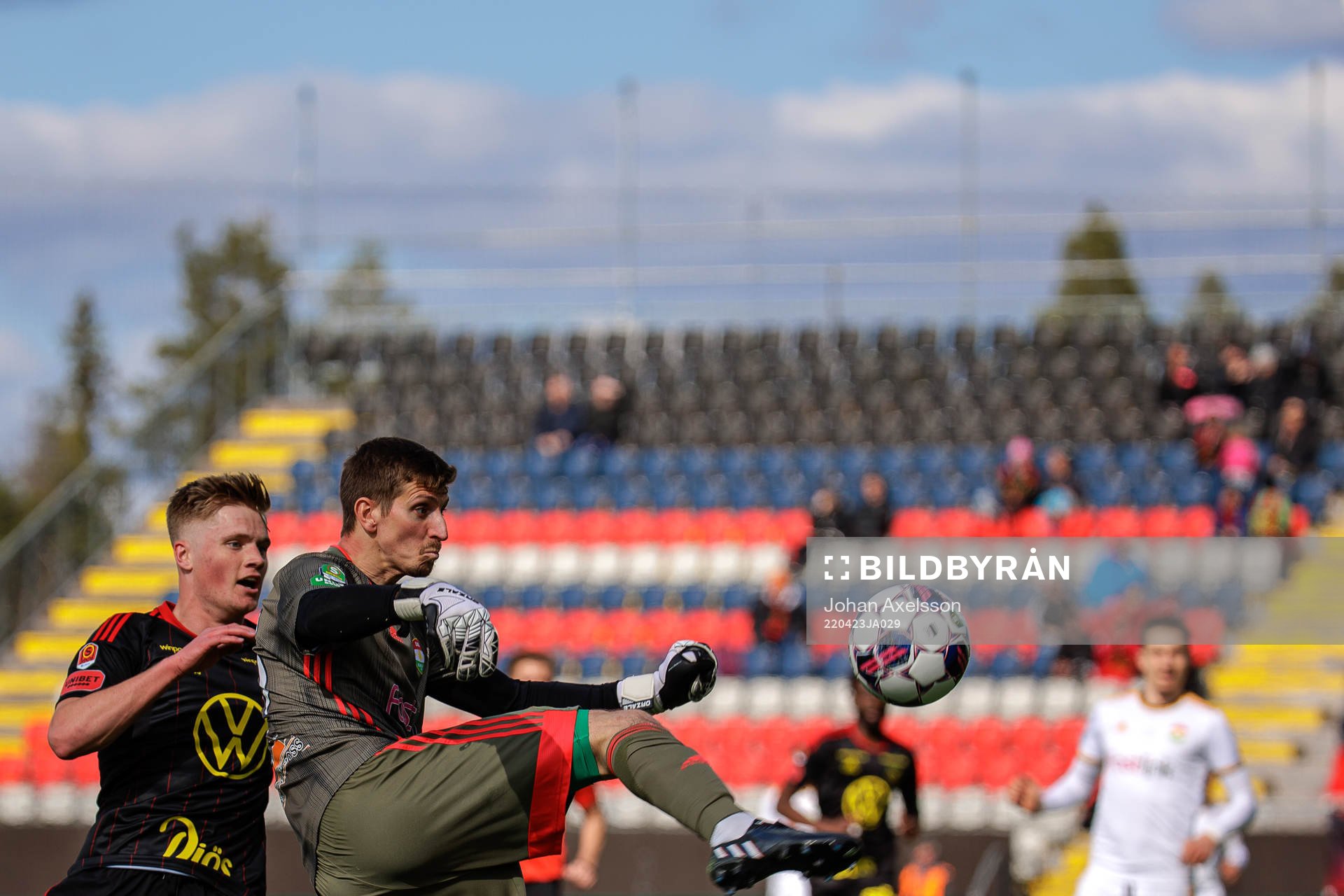 Dalkurds målvakt Bobby Allain