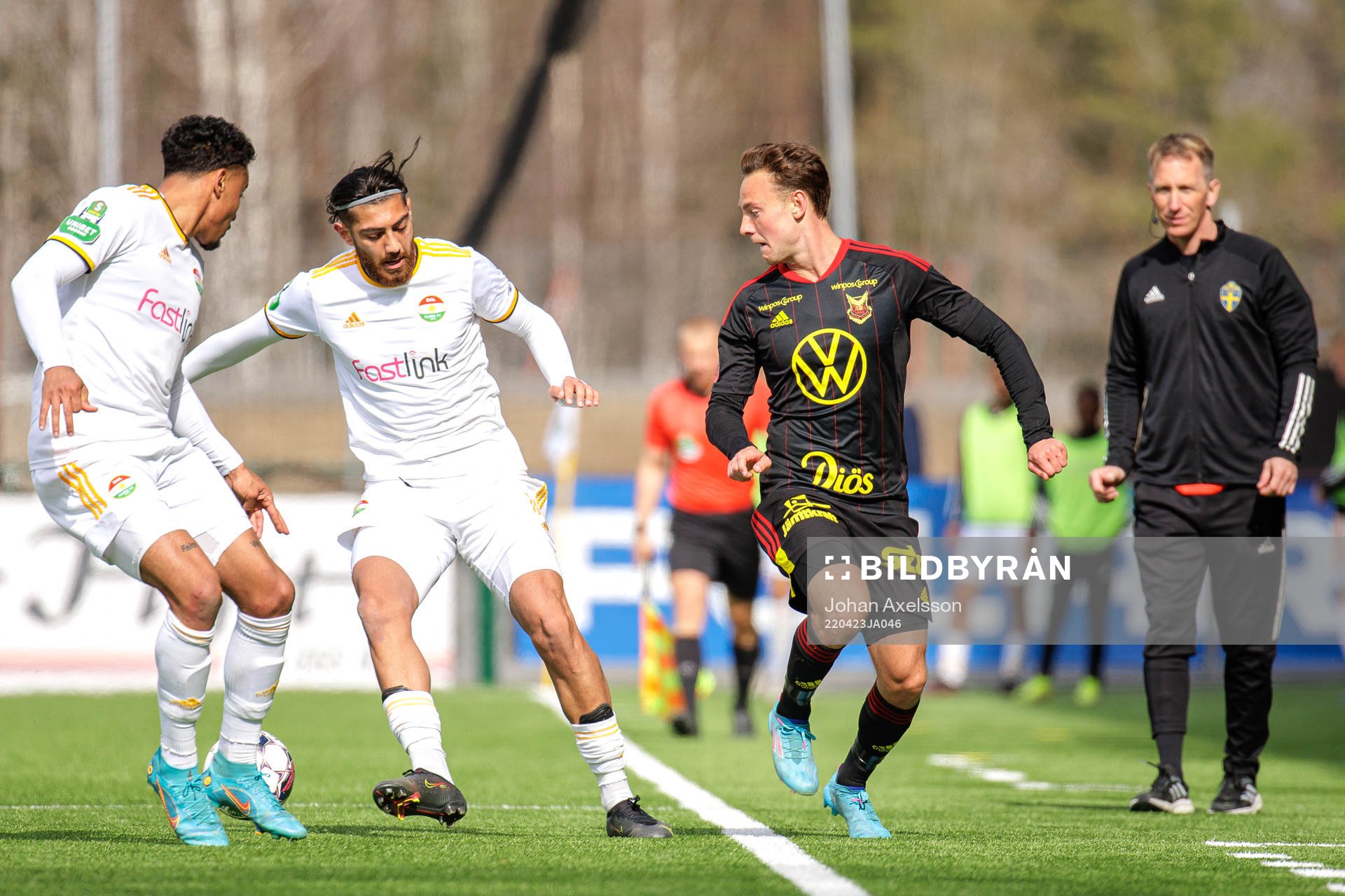 under fotbollsmatchen i Superettan mellan Östersund och