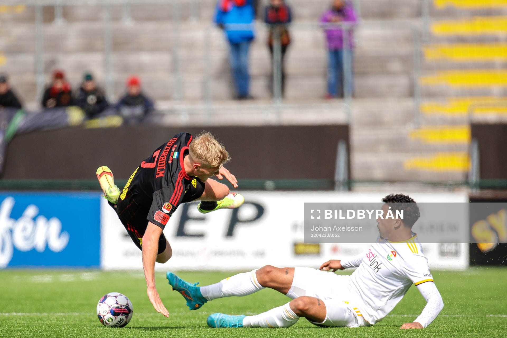 under fotbollsmatchen i Superettan mellan Östersund och