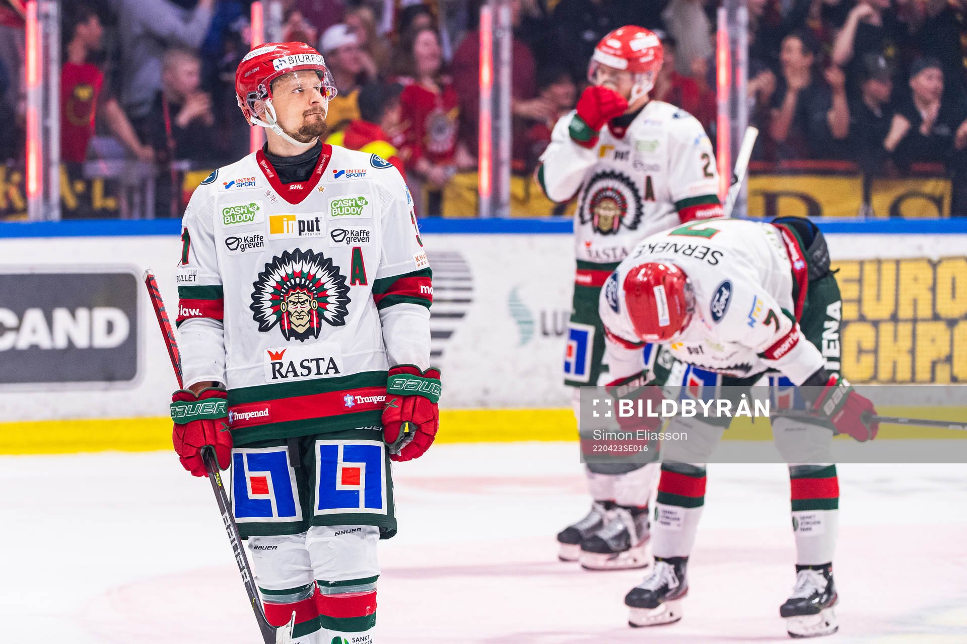 Frölundas Nicklas Lasu deppar
