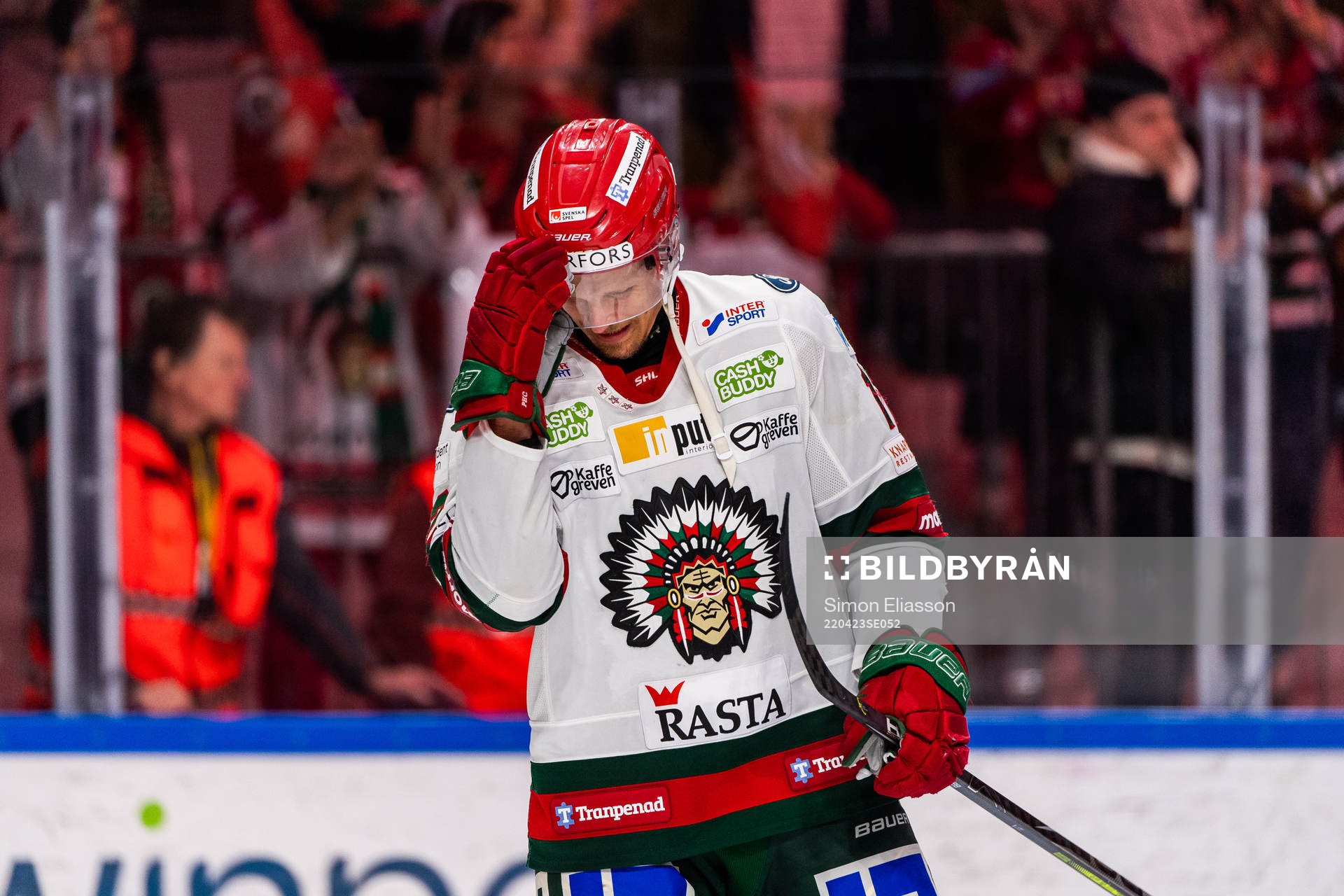 Frölundas Max Friberg deppar