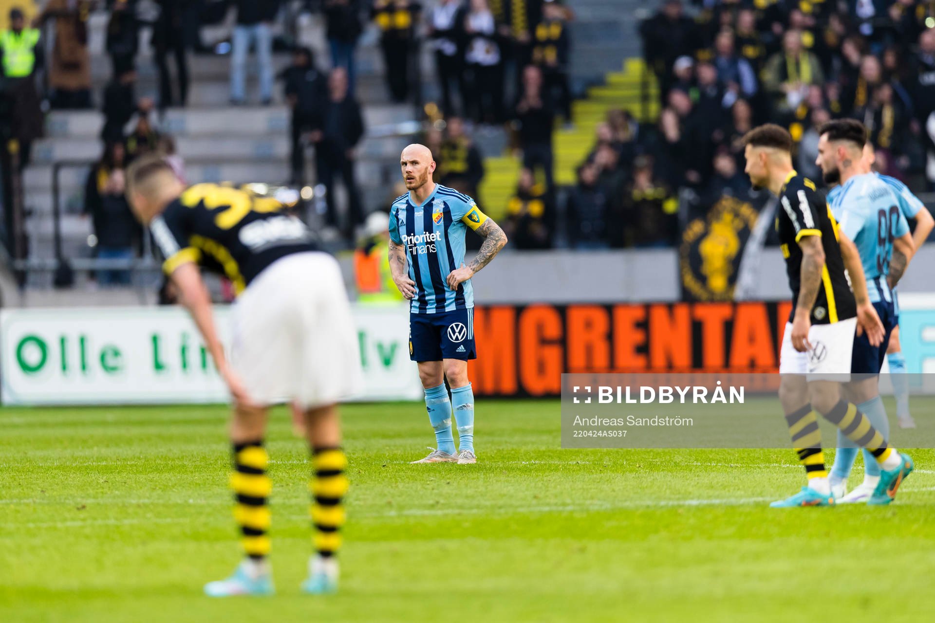 Djurgårdens Magnus Eriksson deppar