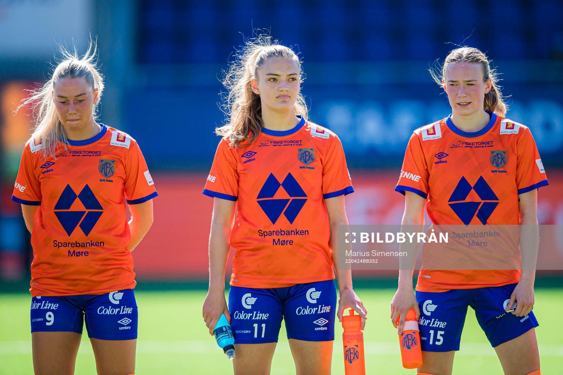 Daniela Dögg Gudnadottir, Guro Hammer Røn and Helle Olsen