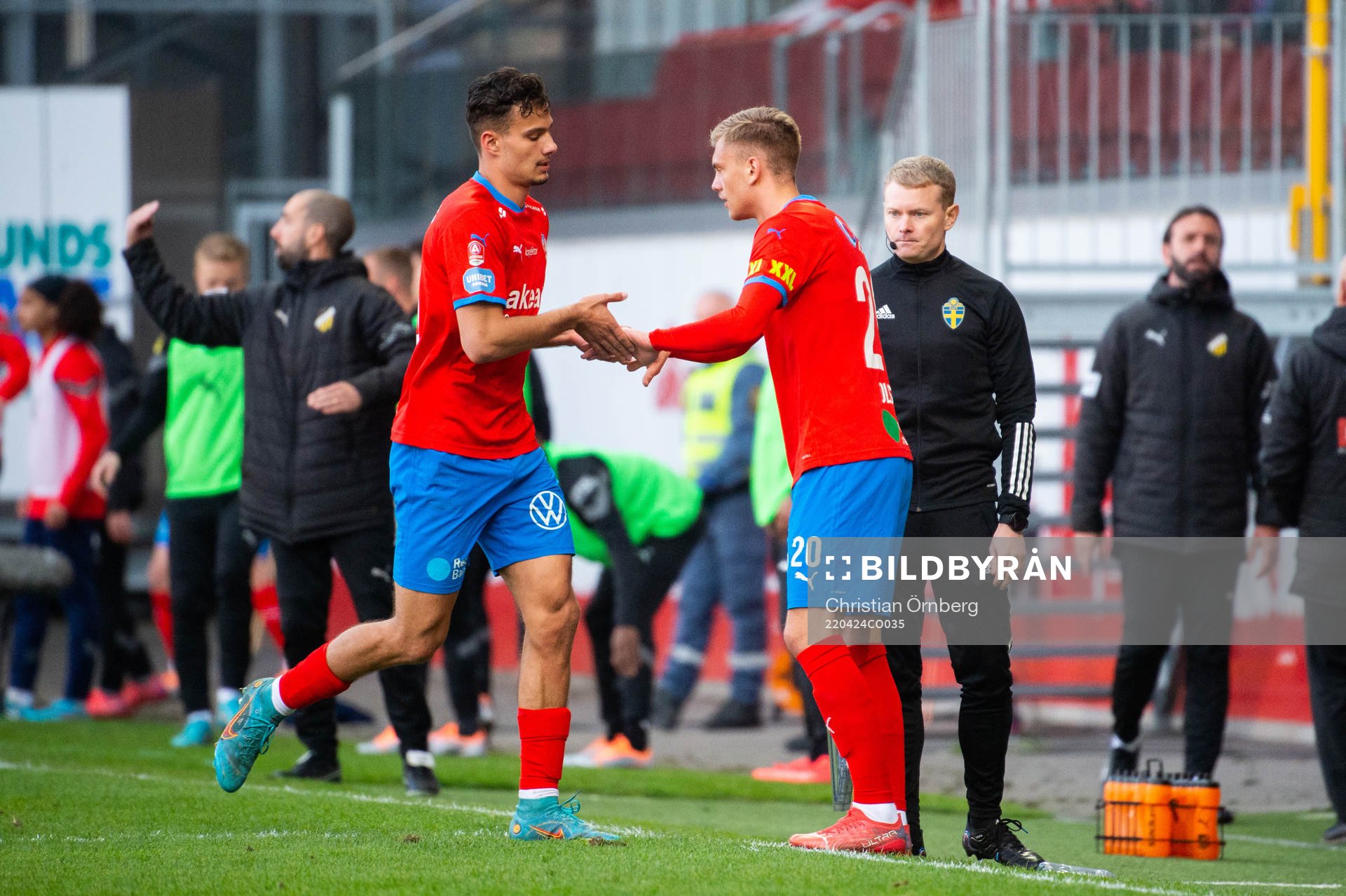 Helsingborgs Assad Al Halmawi byter med Dennis Olsson