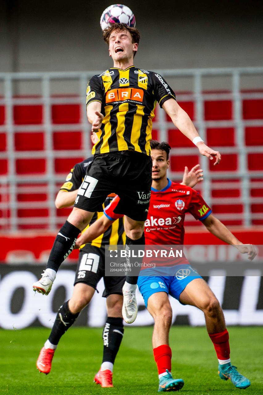 Häckens Lars Olden Larsen och Kristoffer Lund Hansen mot