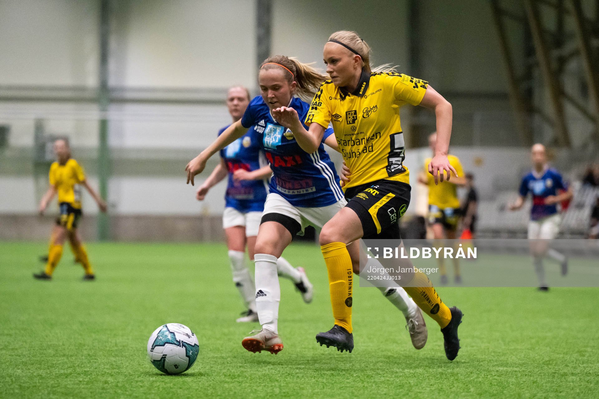Mariedals Moa Kaspersson och Elfsborgs Matilda Ståhlbom