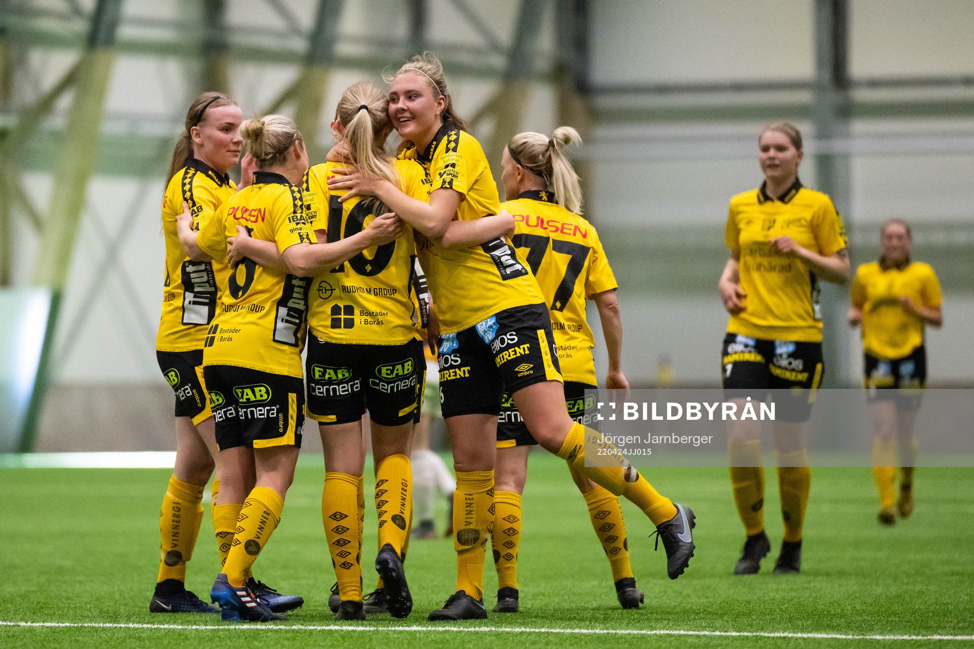 Elfsborgs spelare jublar