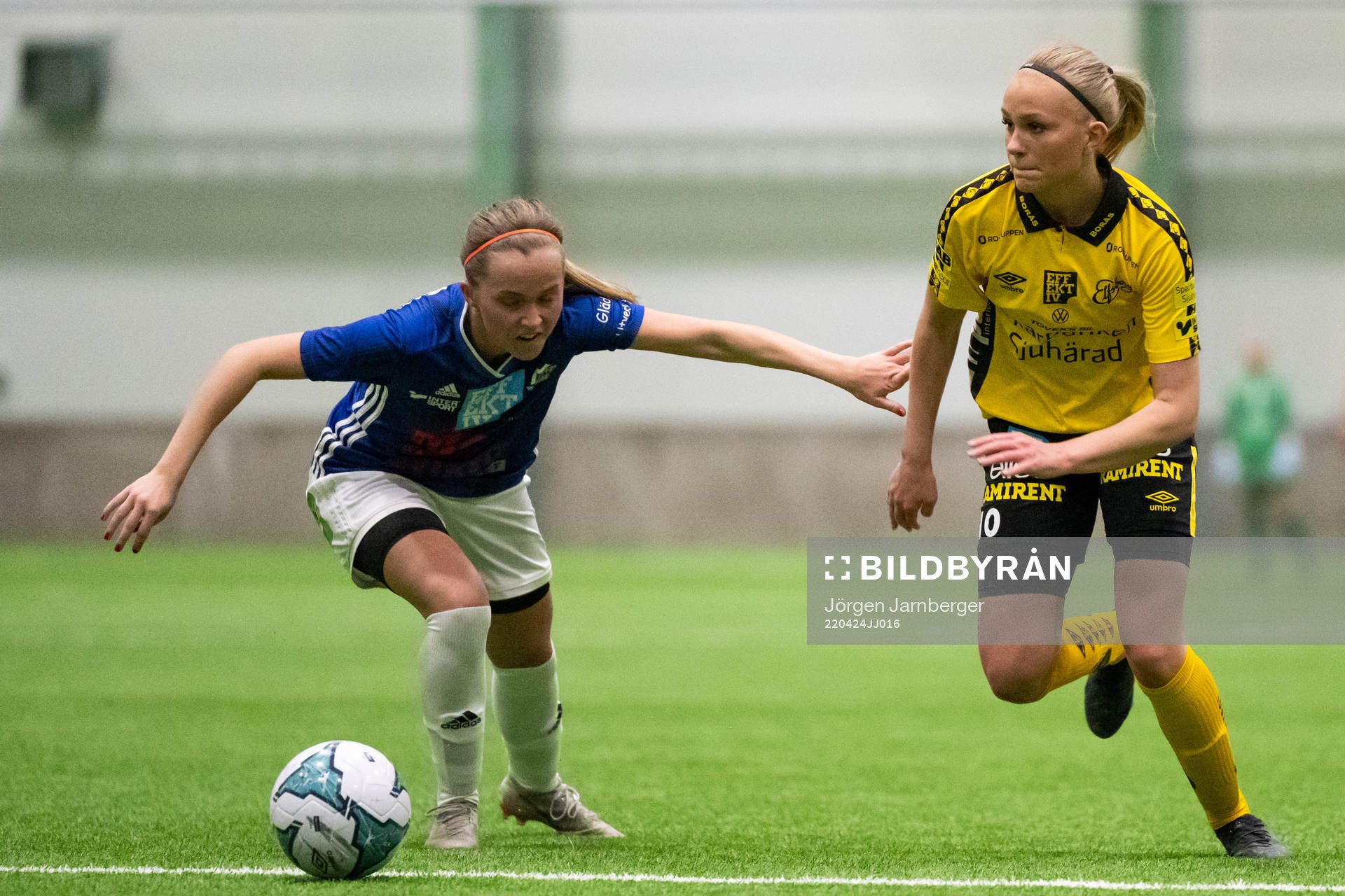 Mariedals Moa Kaspersson och Elfsborgs Matilda Ståhlbom