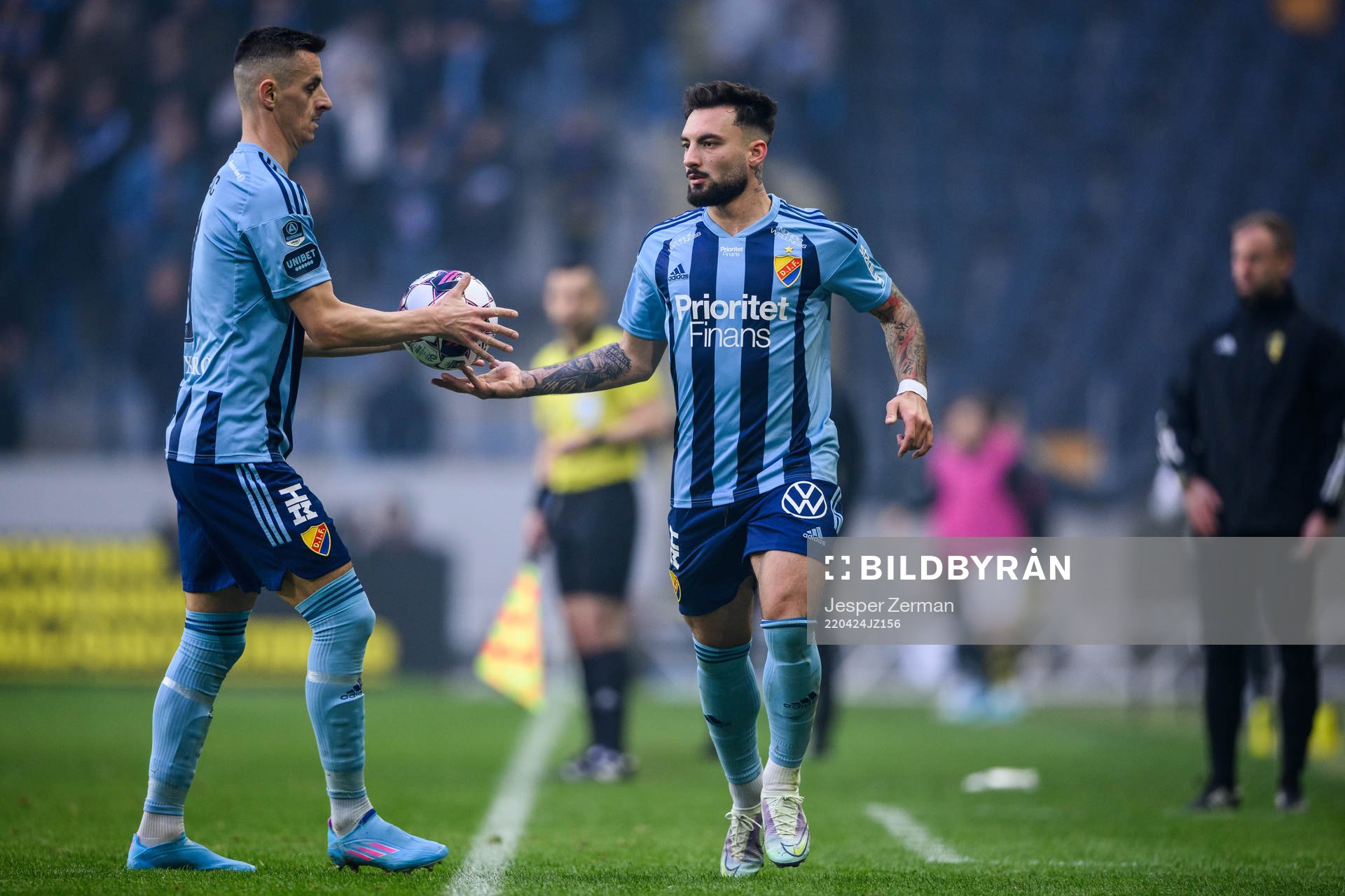 Djurgårdens Haris Radetinac och Sead Haksabanovic