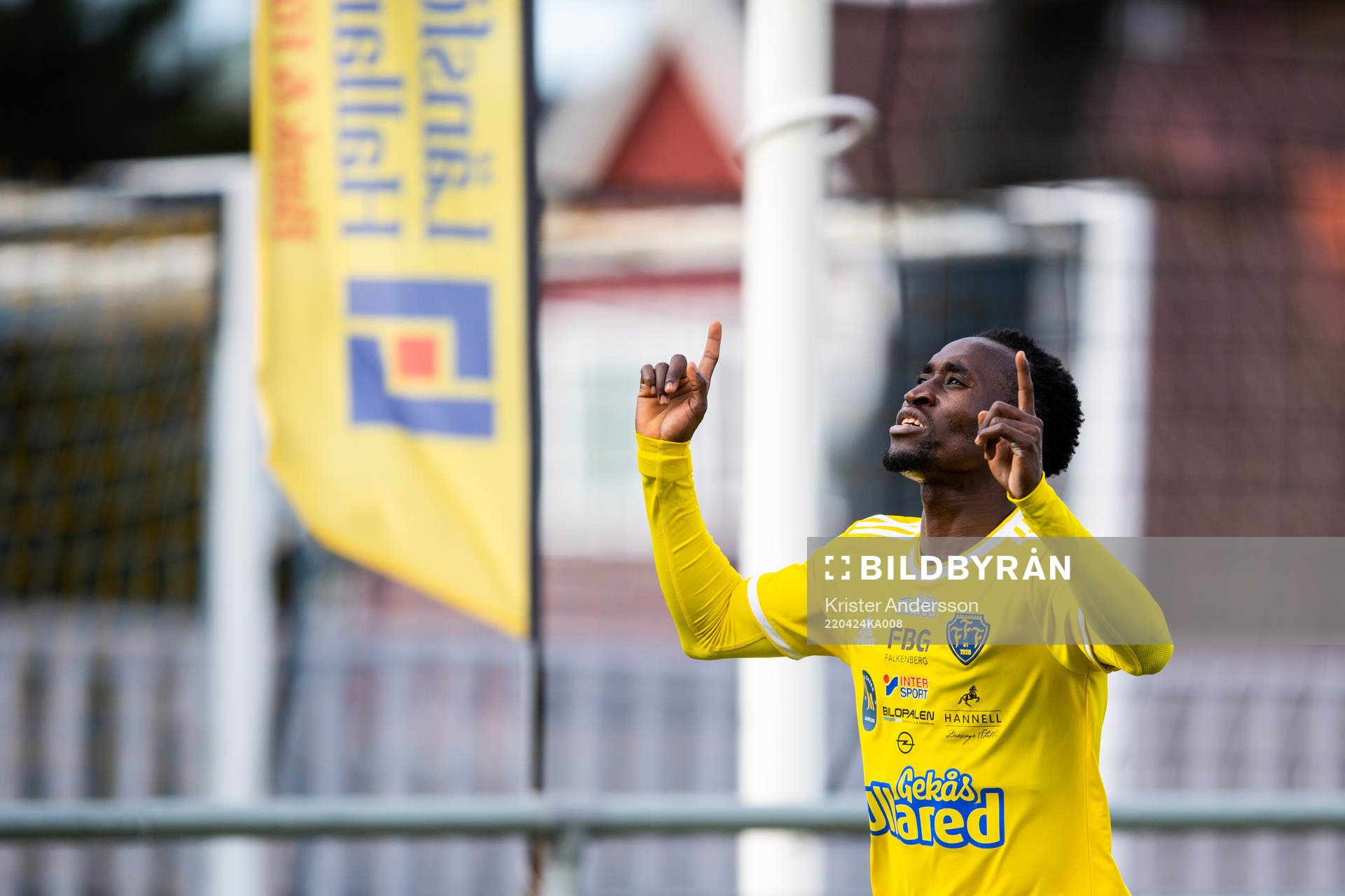 Falkenbergs Godwin Aguda jublar