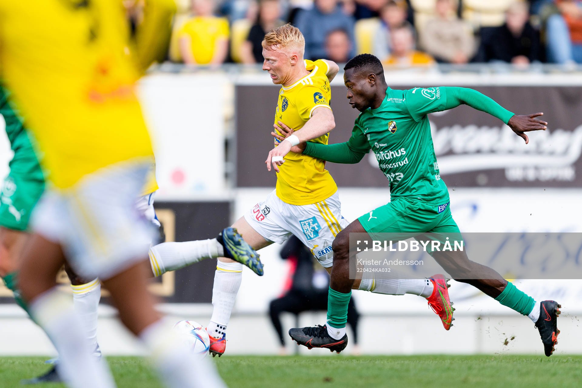 Falkenbergs Wilhelm Ärlig och Ljungskiles Mohamadu Lamin