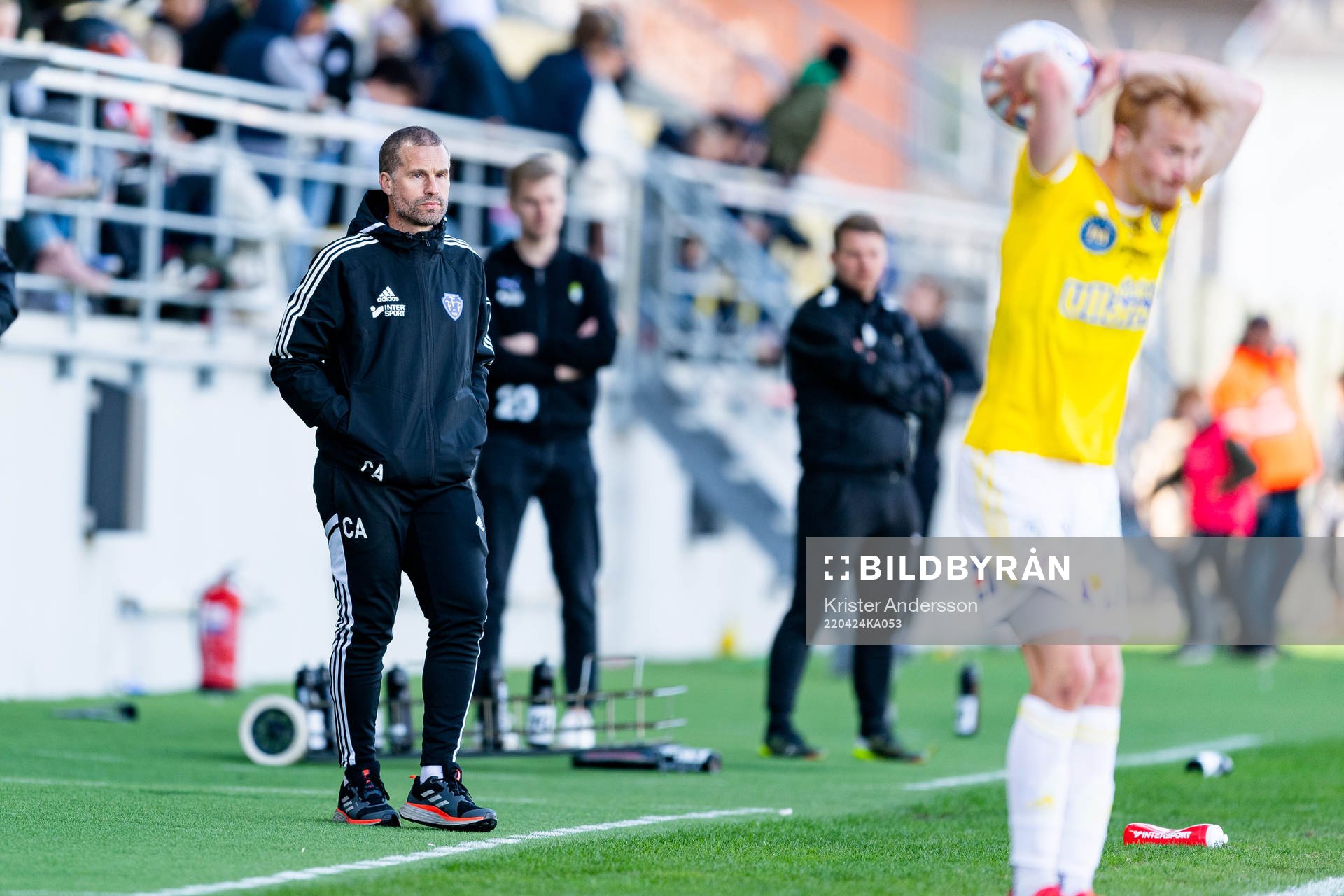 Falkenbergs tränare Christoffer Andersson