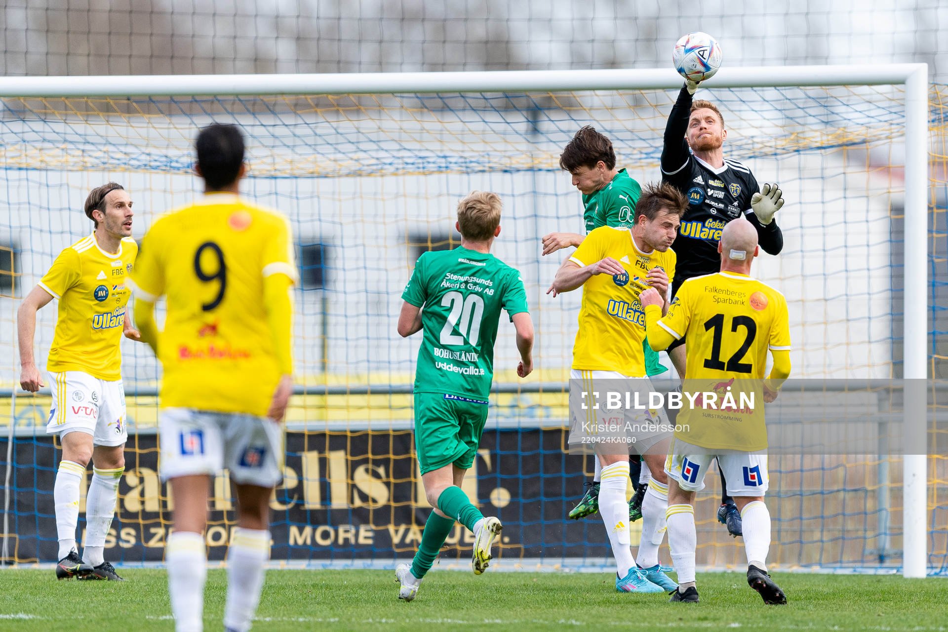 Falkenbergs målvakt Tim Erlandsson