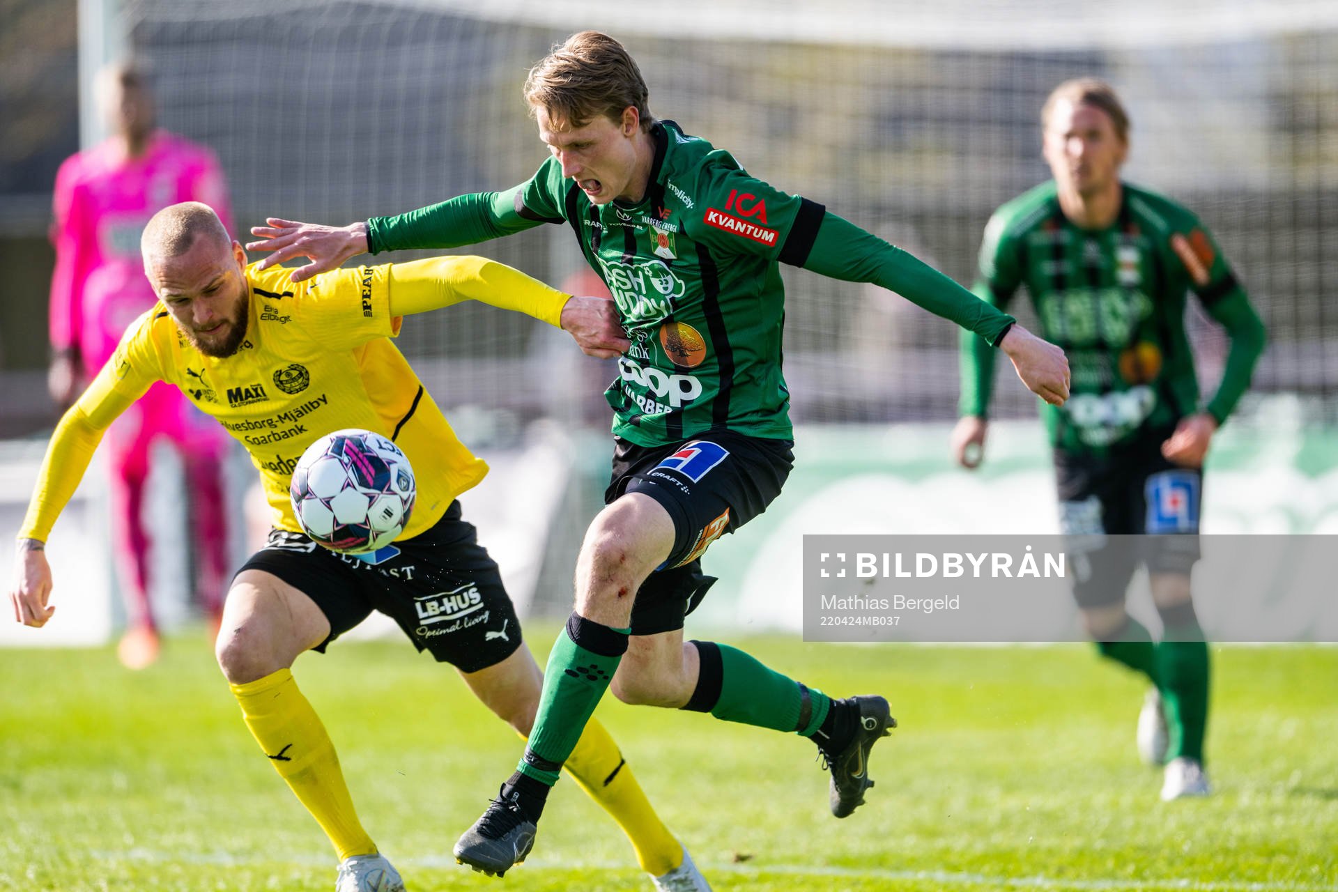 Mjällbys Albin Mörfelt och Varbergs Alexander Johansson