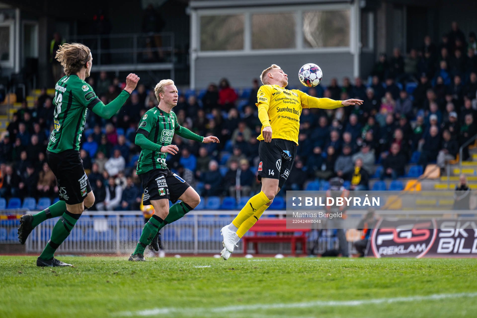 Varbergs André Boman och Mjällbys Herman Johansson