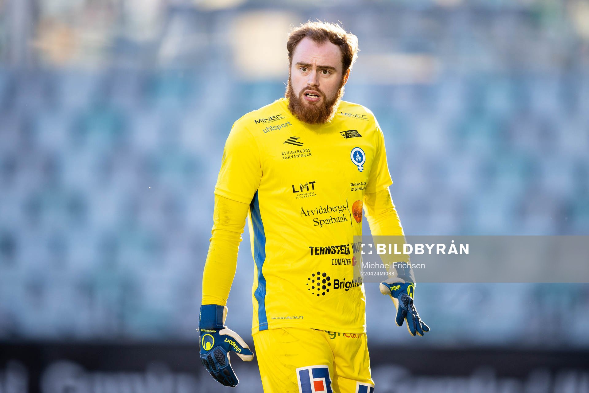 Åtvidabergs målvakt Linus Dahlgren