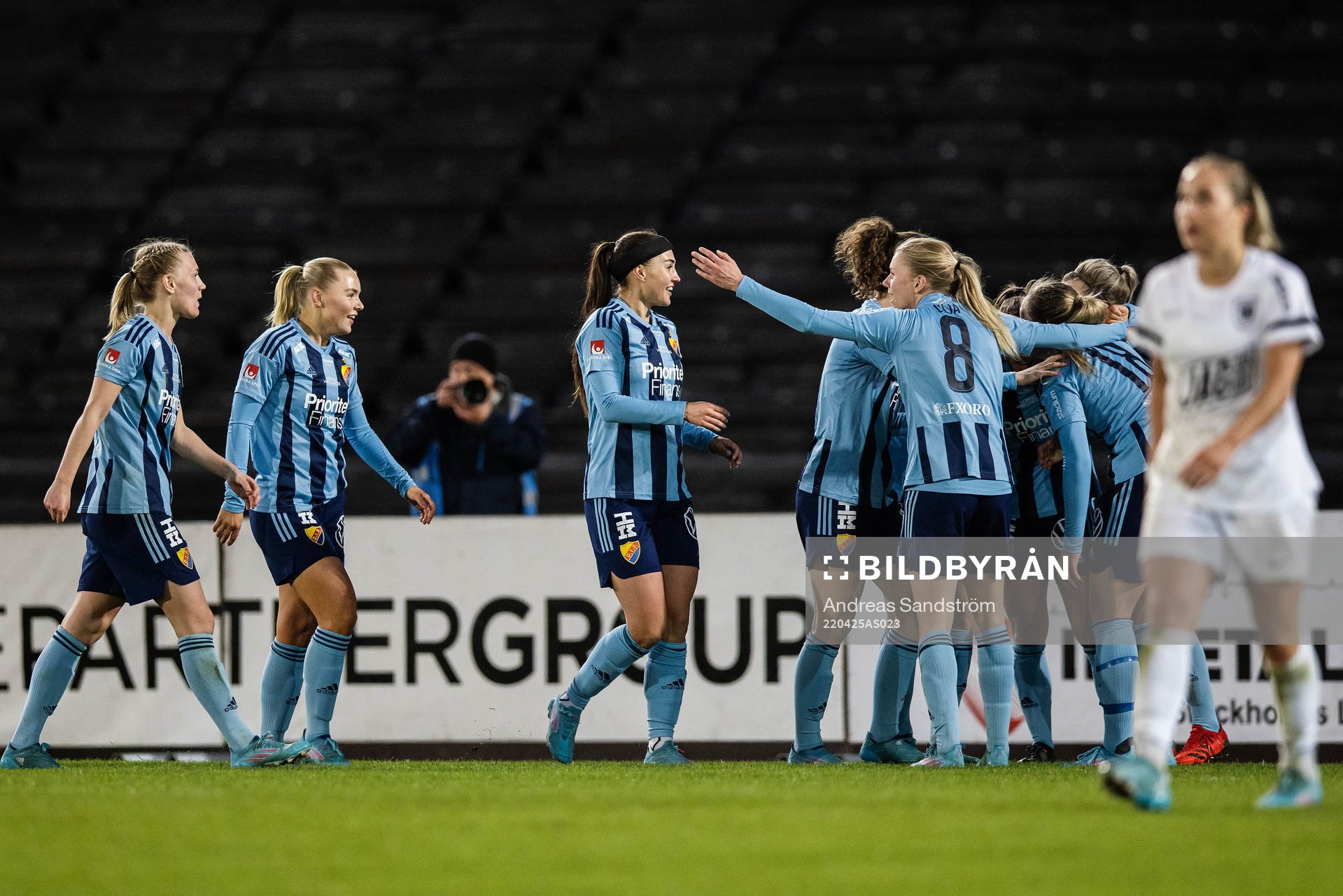 Djurgårdens Lova Lundin jublar