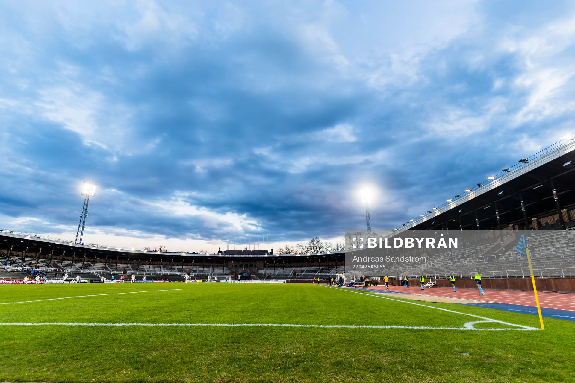 Vy över Stockholms Stadion