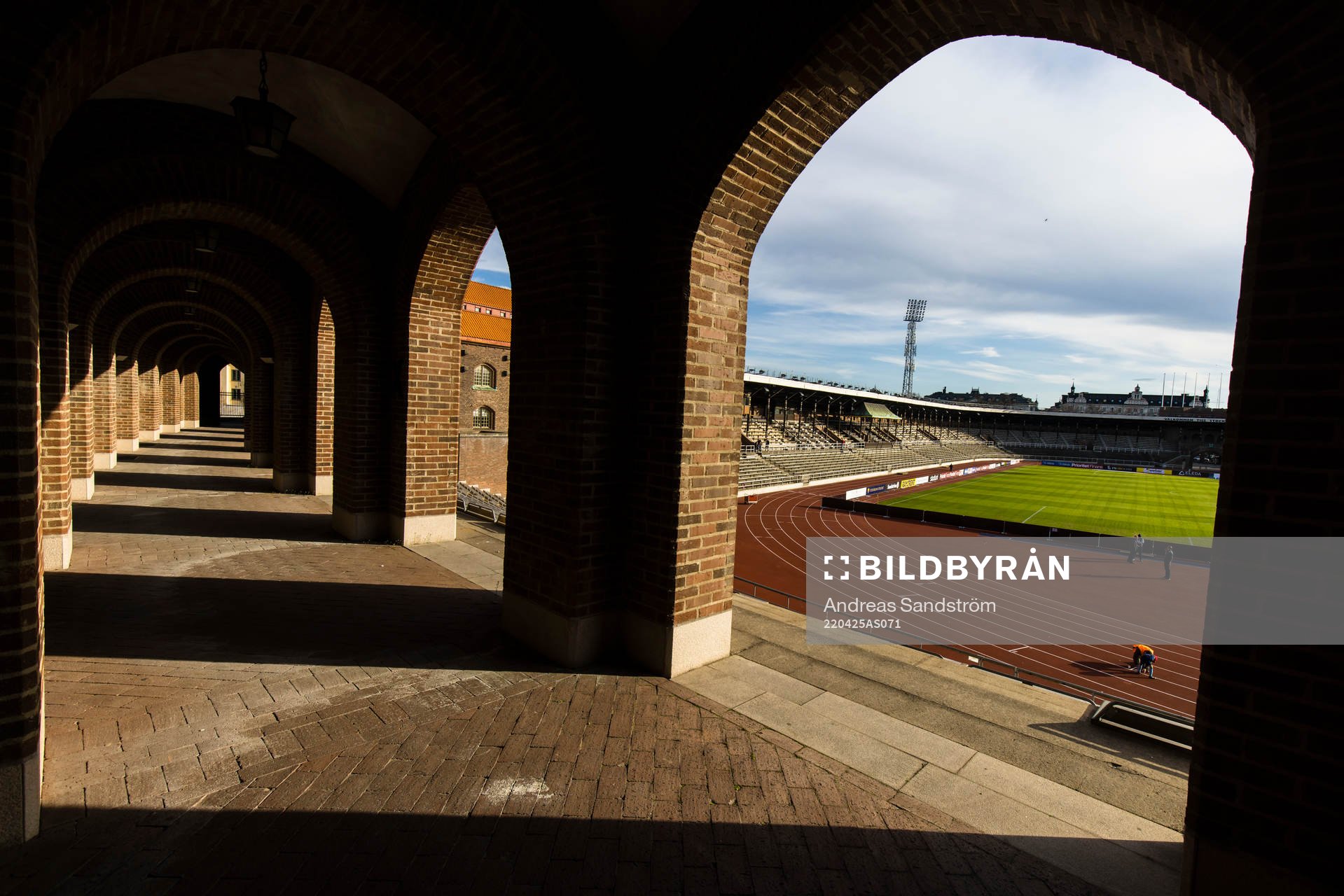 Vy över Stockholms Stadion