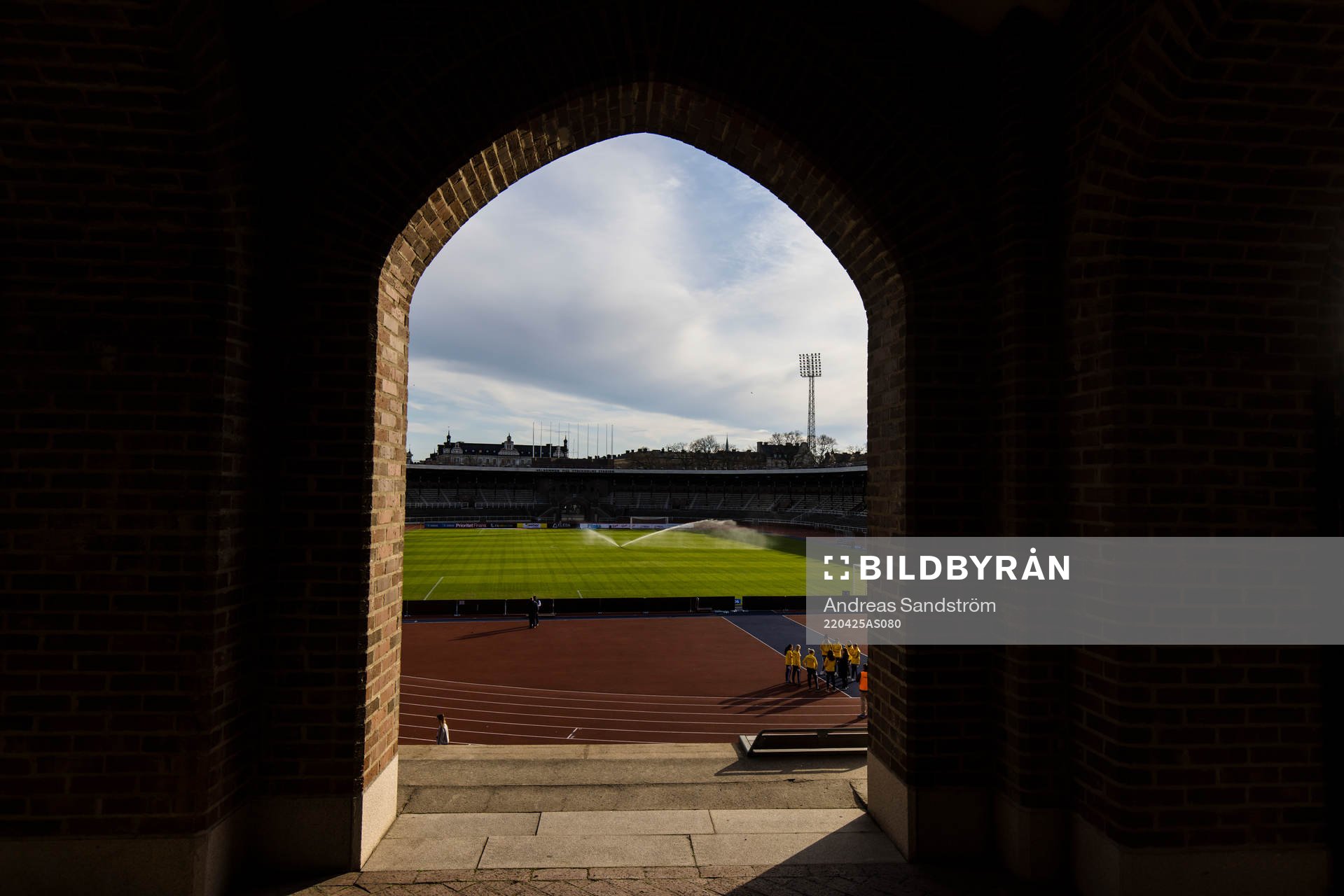 Vy över Stockholms Stadion