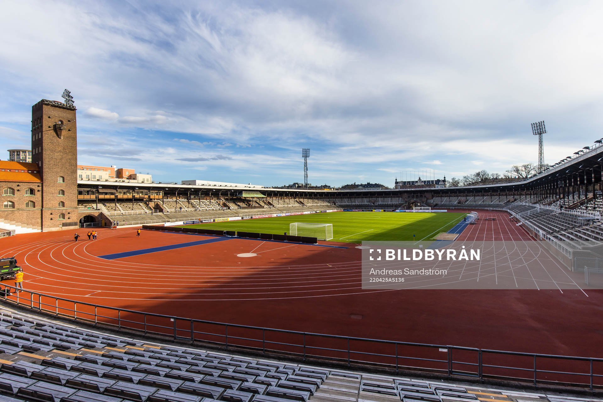 Vy över Stockholms Stadion