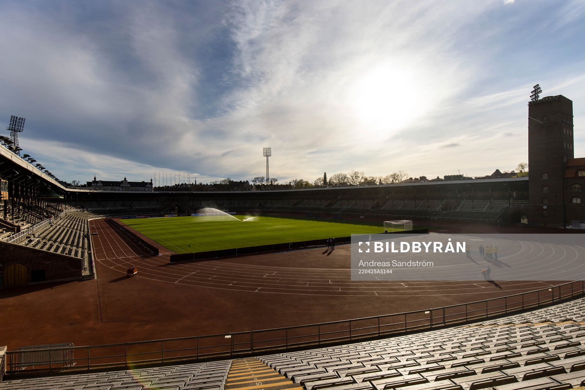 Vy över Stockholms Stadion